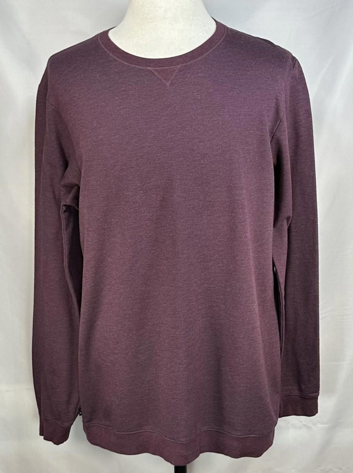 TravisMathew Travis Mathew Long Sleeve Fleece Sweatshirt Maroon Mens XL Size US L / EU 52-54 / 3 - 1 Thumbnail
