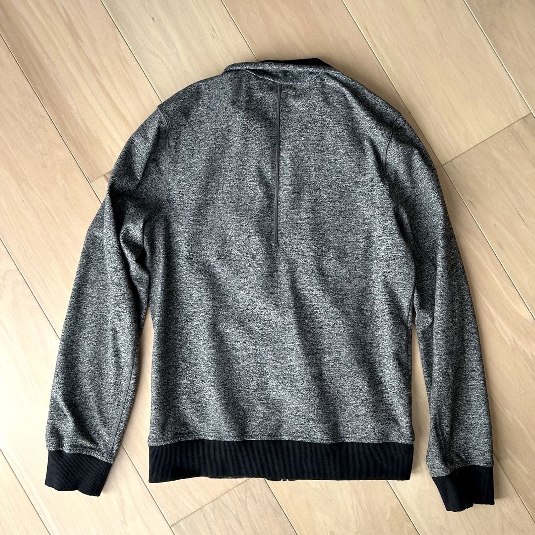 Lululemon VINTAGE Lululemon Gray Warm Up Jacket Full Zip Long Sleeve Distressed Men’s M Size US M / EU 48-50 / 2 - 2 Thumbnail