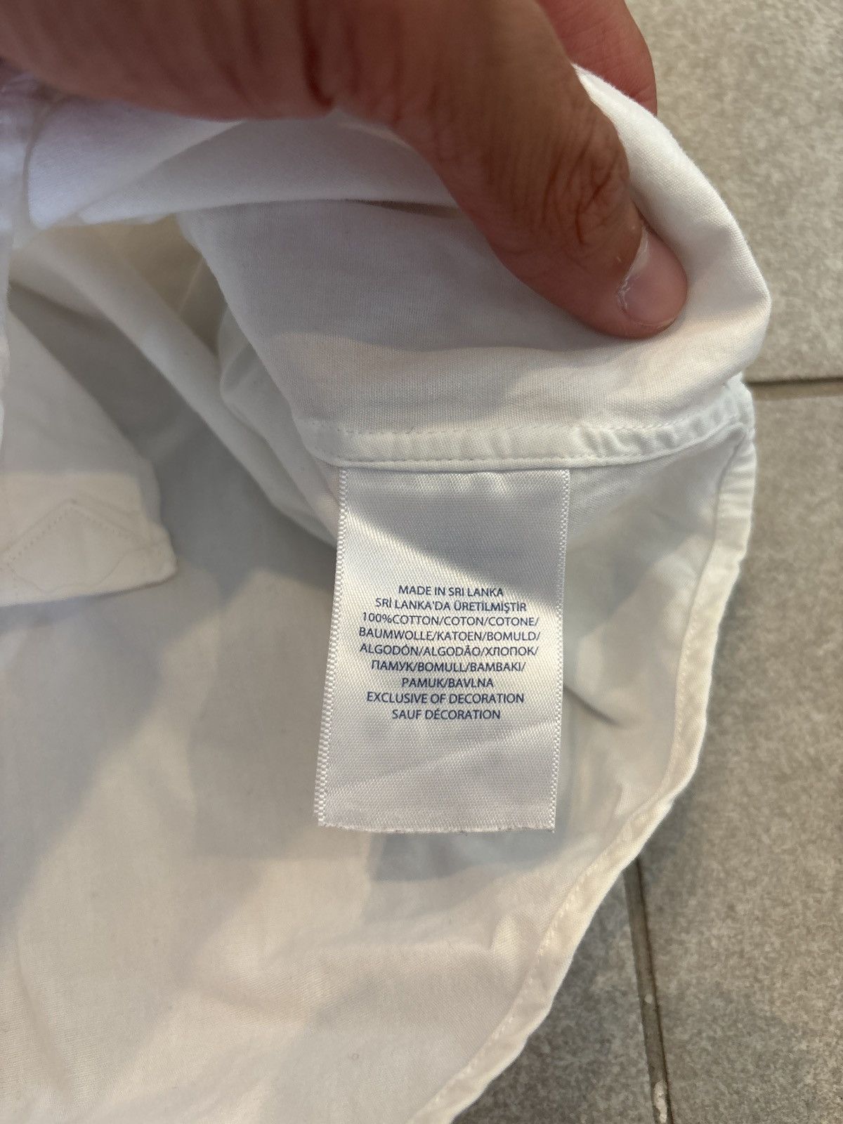 Polo Ralph Lauren Polo Ralph Lauren Slim White Button Up Size US M / EU 48-50 / 2 - 5 Thumbnail