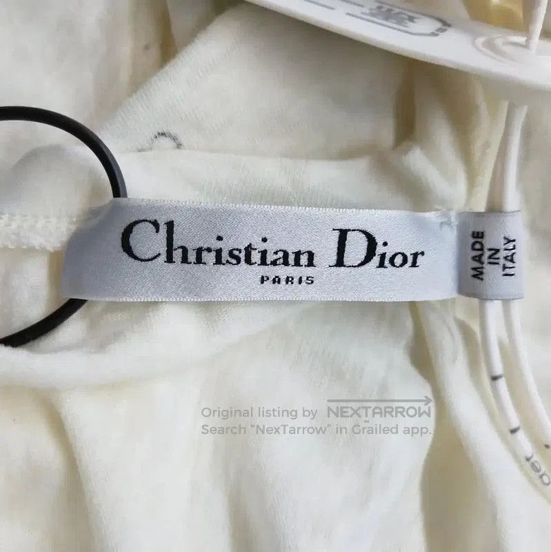 Dior Dior Summer White Linen Blend Women's T. Size M / US 6-8 / IT 42-44 - 7 Thumbnail