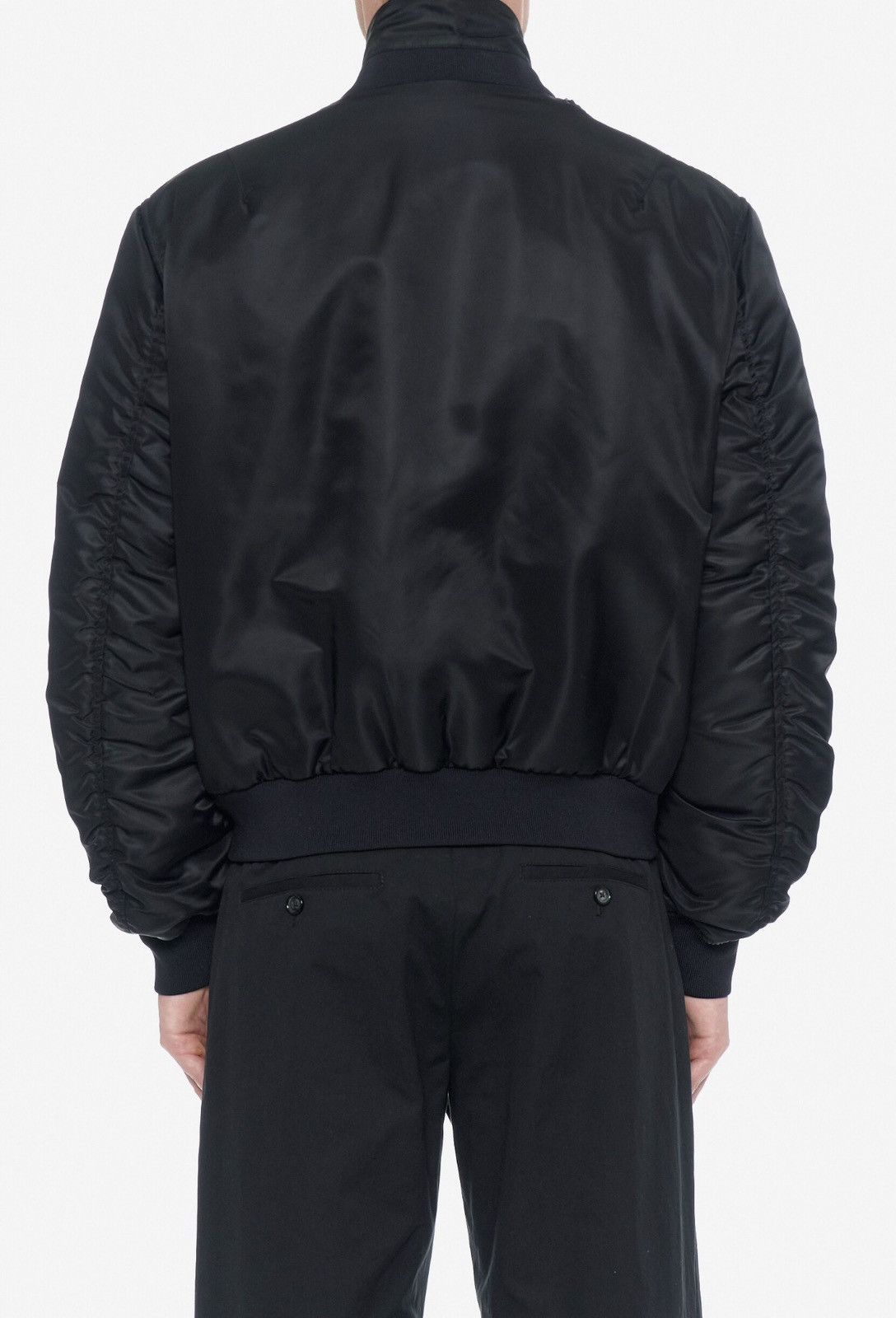 Alexander McQueen Alexander McQueen Black Nylon Double-Zip Bomber Size US XL / EU 56 / 4 - 3 Thumbnail