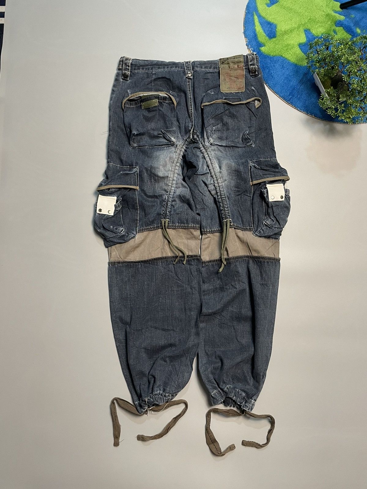 PPFM Ppfm Yellow Riot Bondage Cargo Denim Size US 32 / EU 48 - 18 Thumbnail