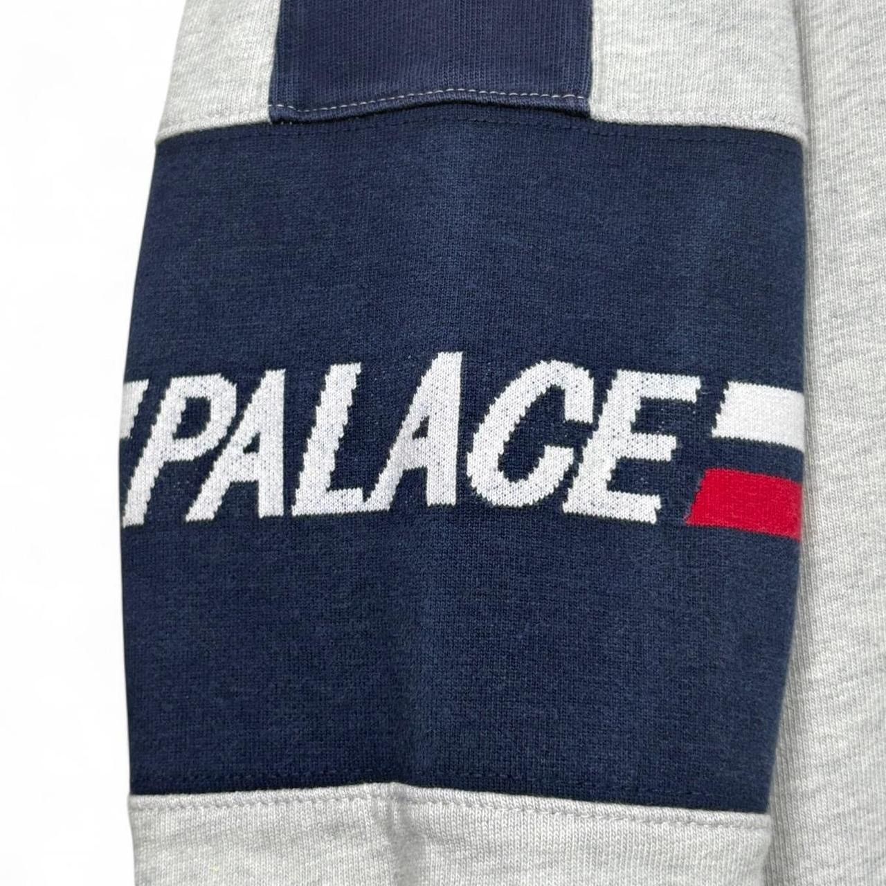 Palace Palace Skateboards 320 Crewneck Sweatshirt Grey Navy Size US L / EU 52-54 / 3 - 2 Thumbnail