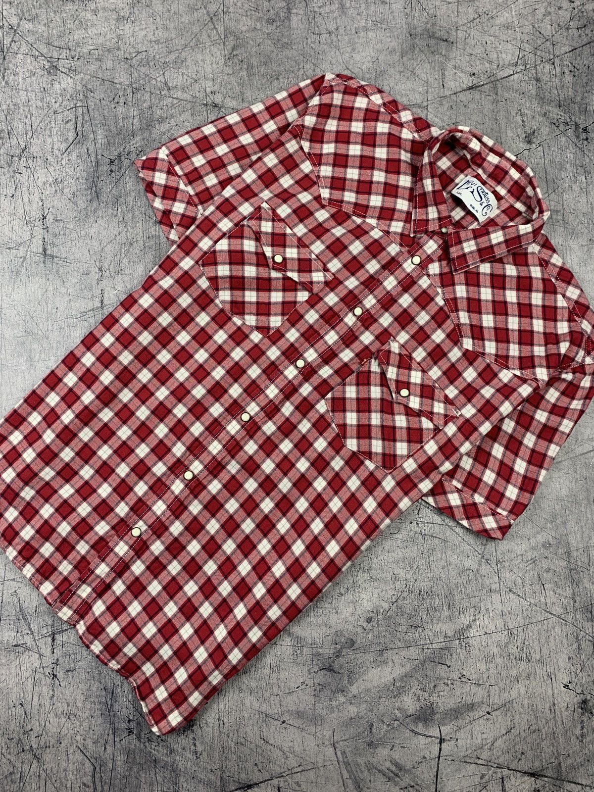 Levi's Levis Shirt Short Sleeve Mens Size XL Red Style Western 90’s Size US XL / EU 56 / 4 - 1 Thumbnail