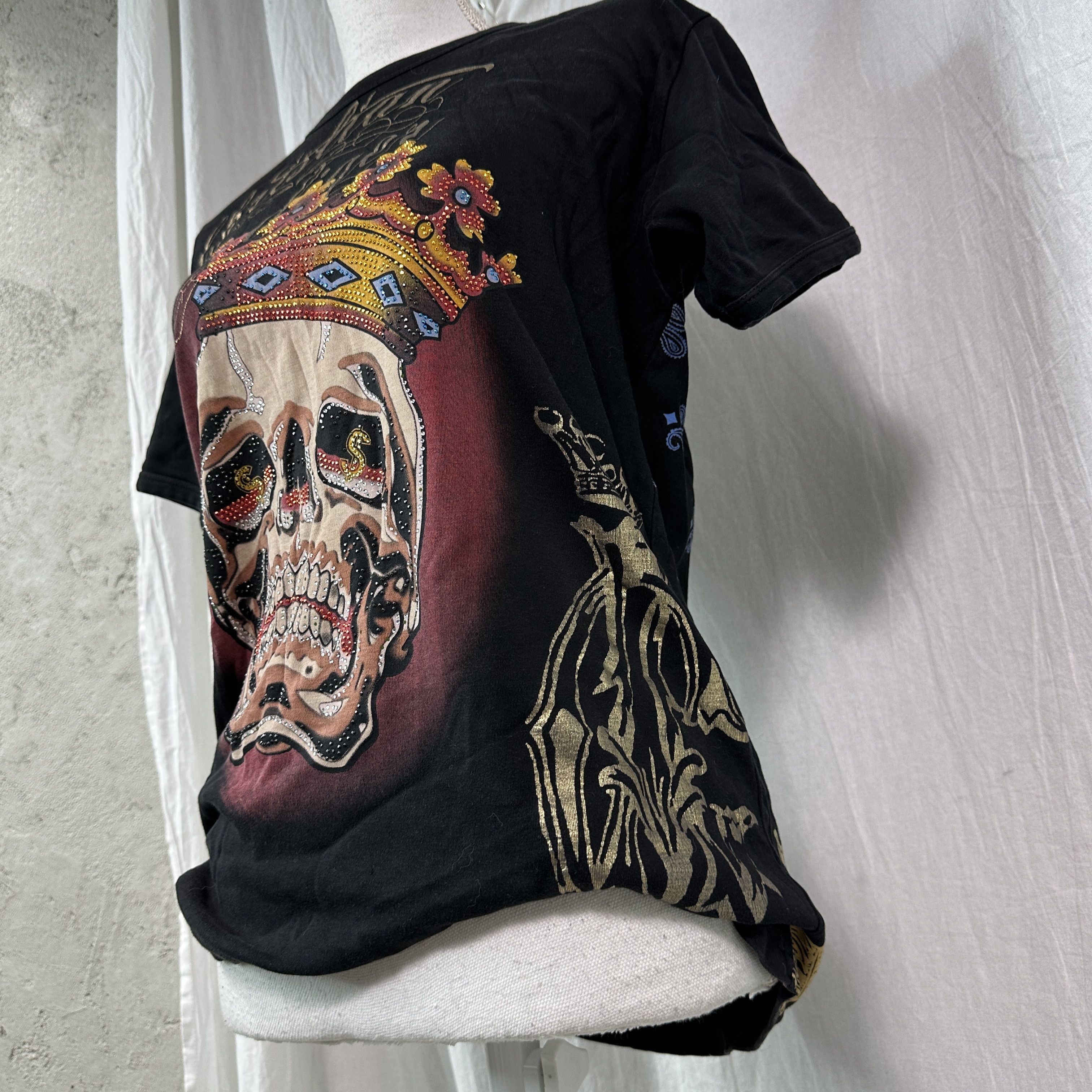 Ed Hardy Vintage Streetwear Ed Hardy Christian Audigier T-shirt Y2K Size US L / EU 52-54 / 3 - 6 Thumbnail