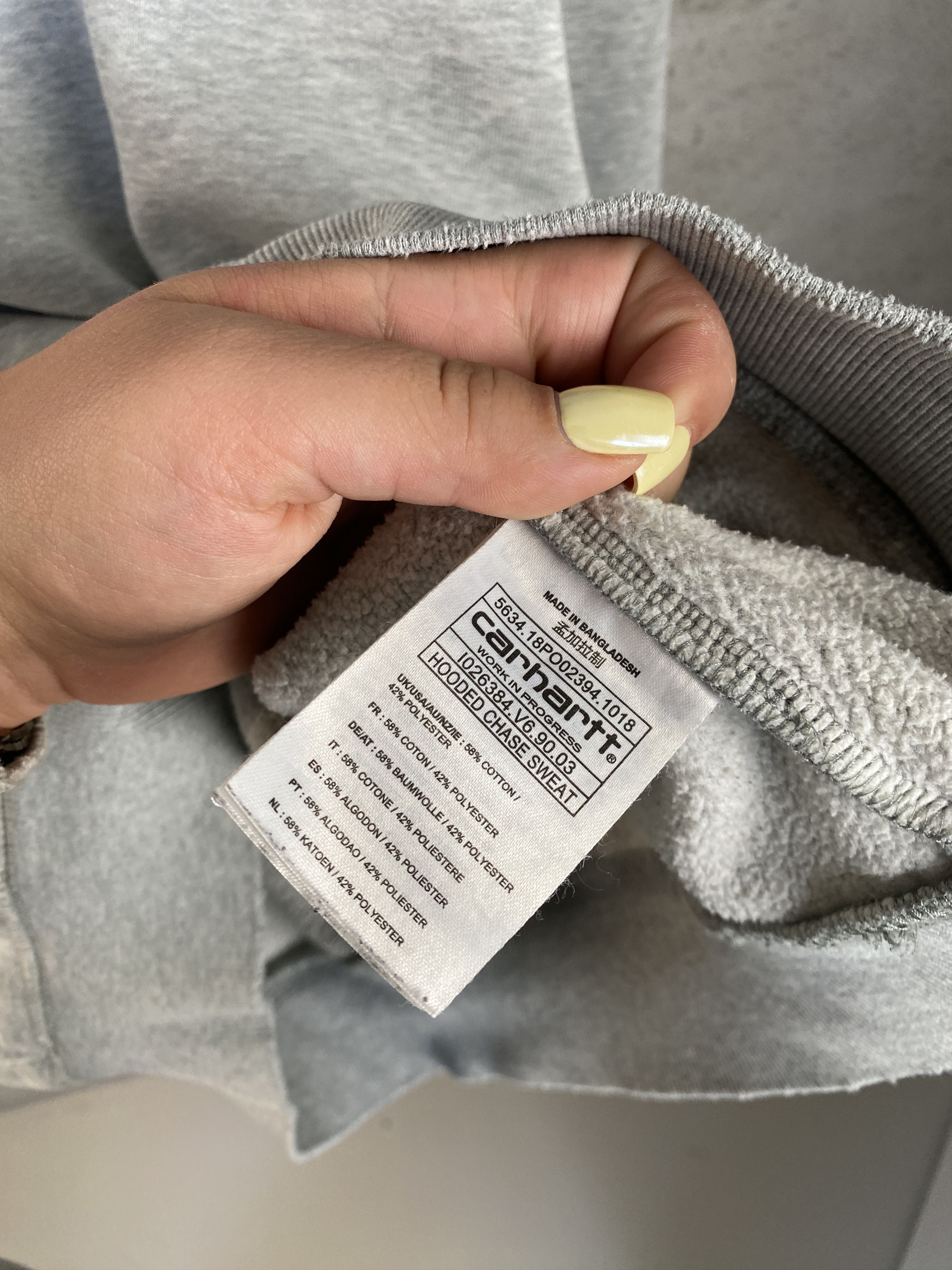 Carhartt Wip Carhartt WIP Hooded Chase Sweat hoodie skate rap Size US M / EU 48-50 / 2 - 5 Thumbnail