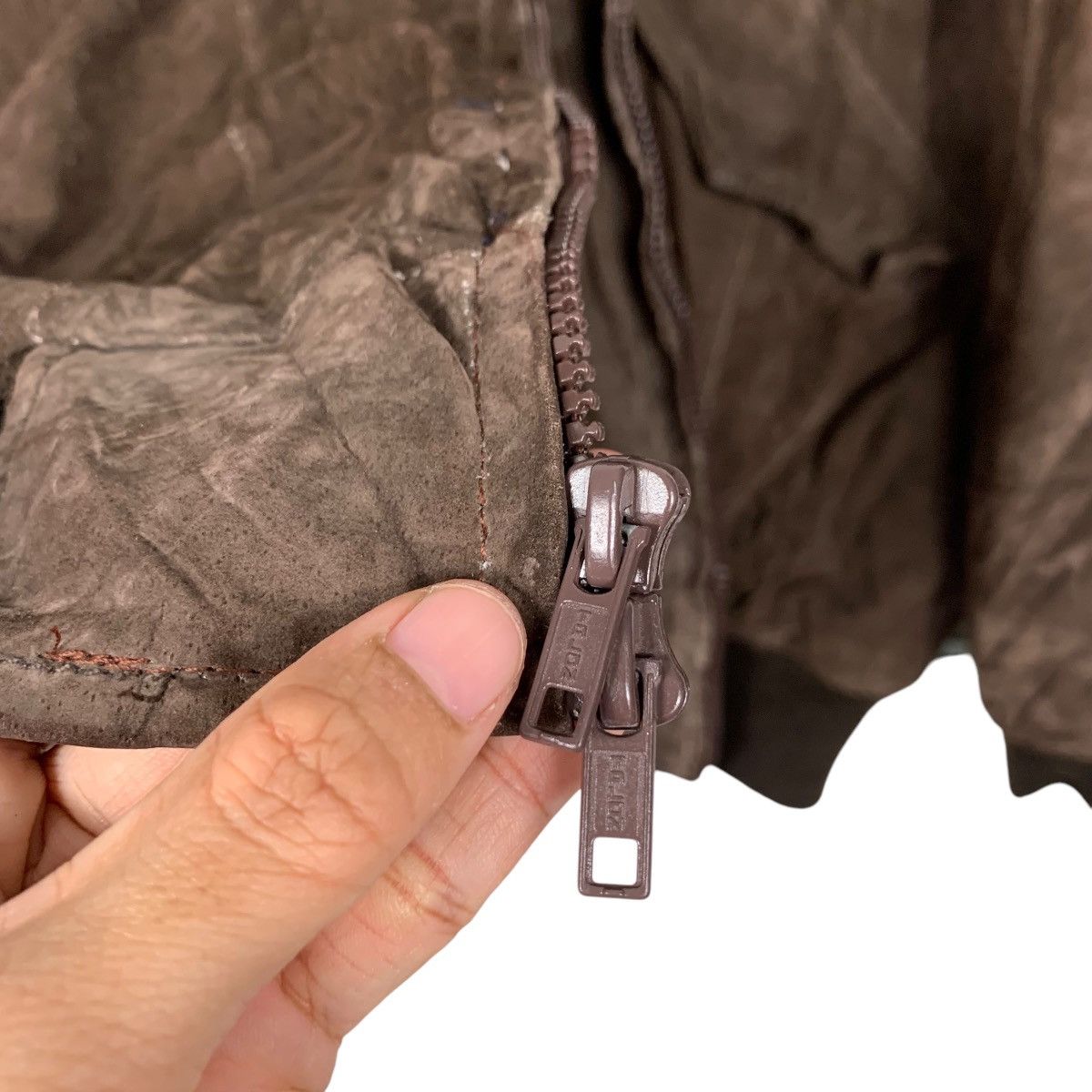 Vintage 90’s RIGO Sportswear Leather Bomber Jacket #2182-C96 Size US XXL / EU 58 / 5 - 14 Thumbnail