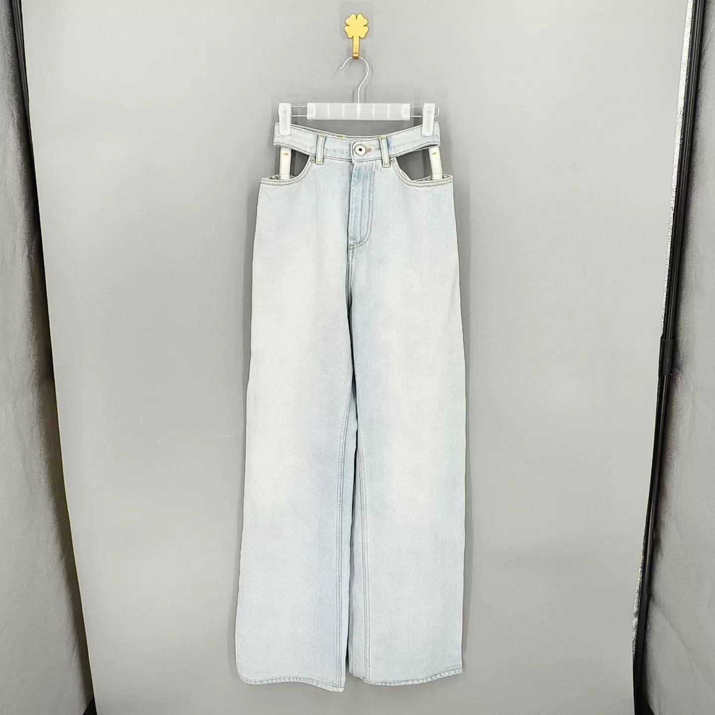 Maison Margiela Maison Margiela Deconstructed Denim Wide Leg Pants Size 36" / US 14 / IT 50 - 1 Thumbnail