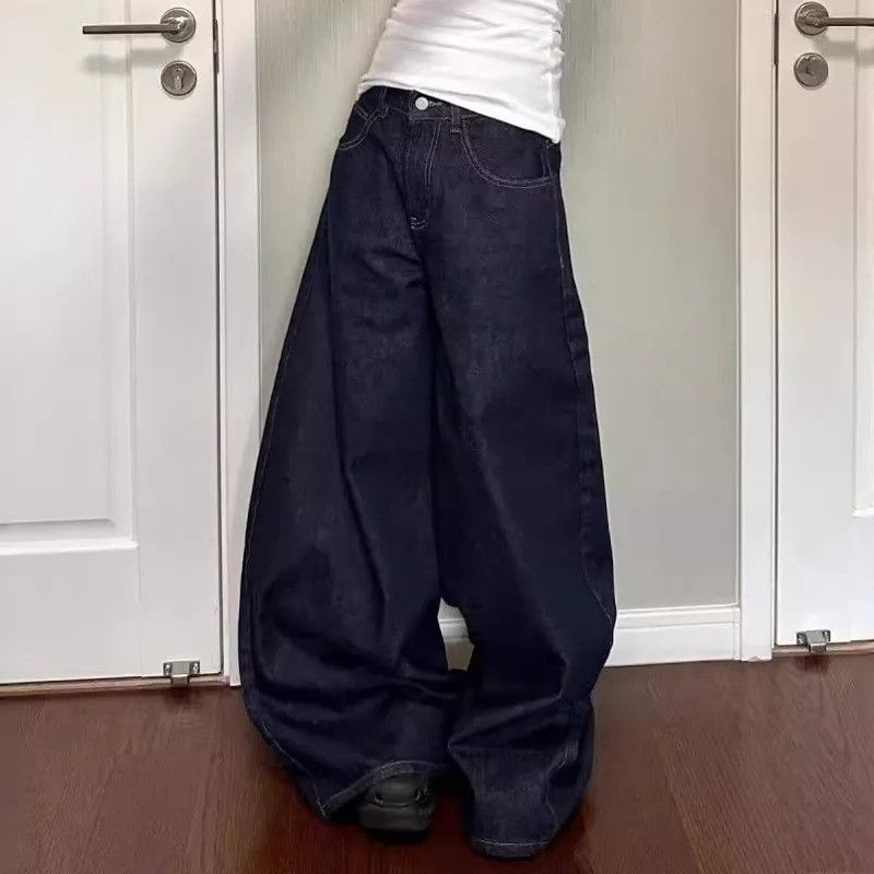 Jean American Style Deep Blue Jeans Size US 32 / EU 48 - 2 Thumbnail