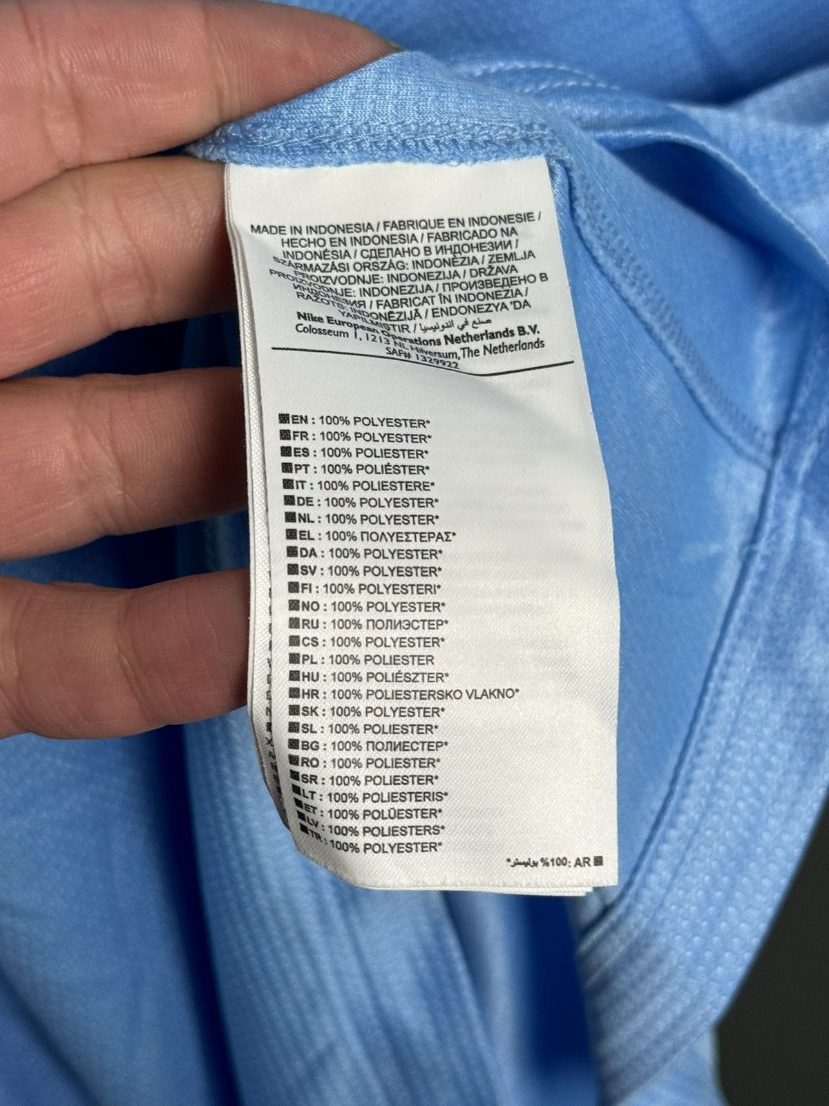 Nike Manchester City 13/14 Home Football Long Sleeve Jersey Size US S / EU 44-46 / 1 - 7 Thumbnail