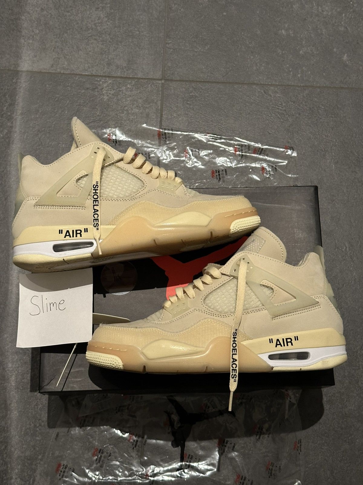 Jordan Brand × Off-White Jordan 4 X Off White Size US 9 / EU 42 - 1 Thumbnail
