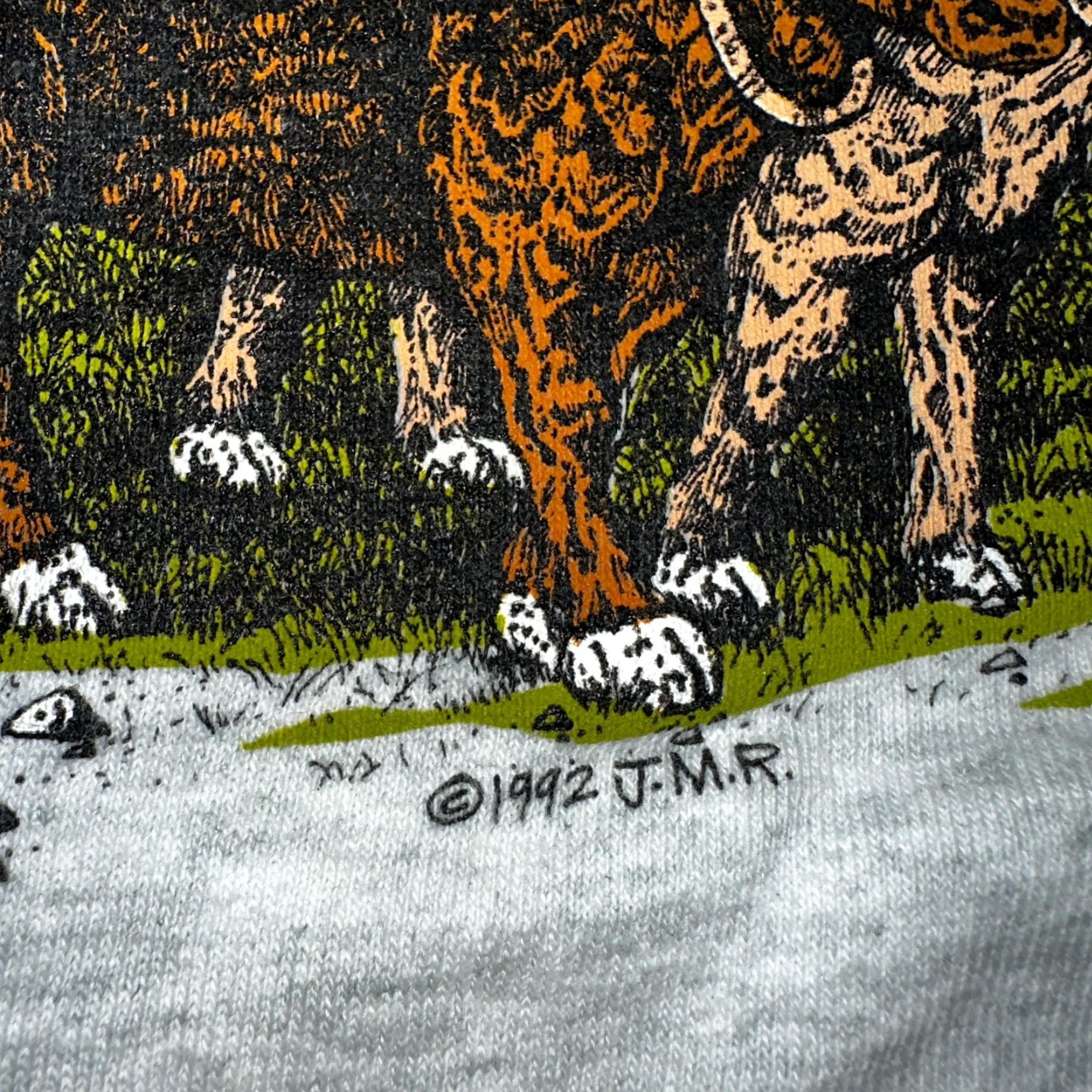 Fruit Of The Loom VINTAGE Oregon Trail 90s T Shirt Gray L Fruit of the Loom Mens Short Sleeve Crew Neck USA Sunset Rare Size US L / EU 52-54 / 3 - 7 Thumbnail