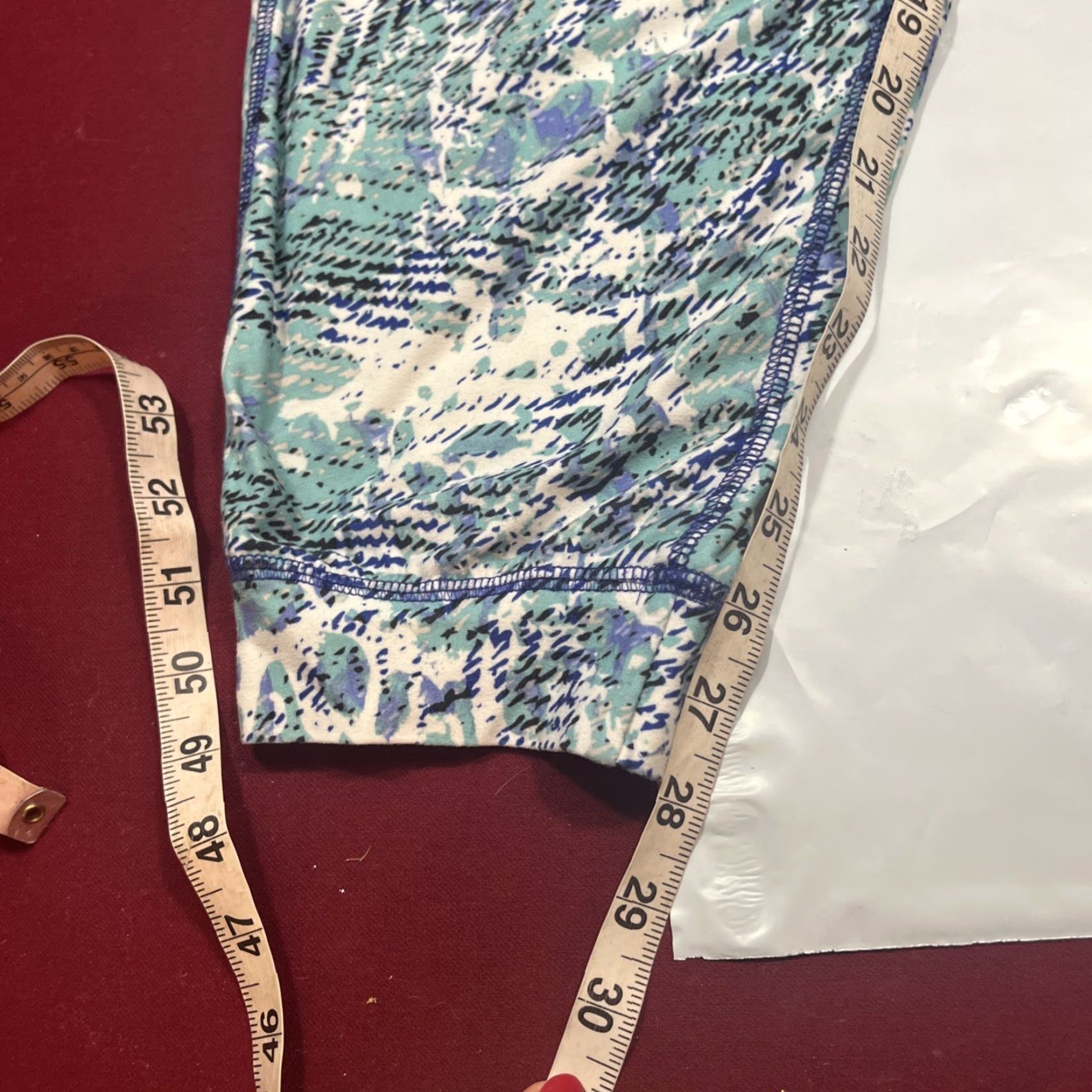 IDEA VINTAGE Reel Legends 80s 90s Print Sweat Pants Joggers Mens M Blue Pockets Elastic Waist Tapered Geometric Logo 1980s 1990s Costume Idea Size US 31 - 5 Thumbnail