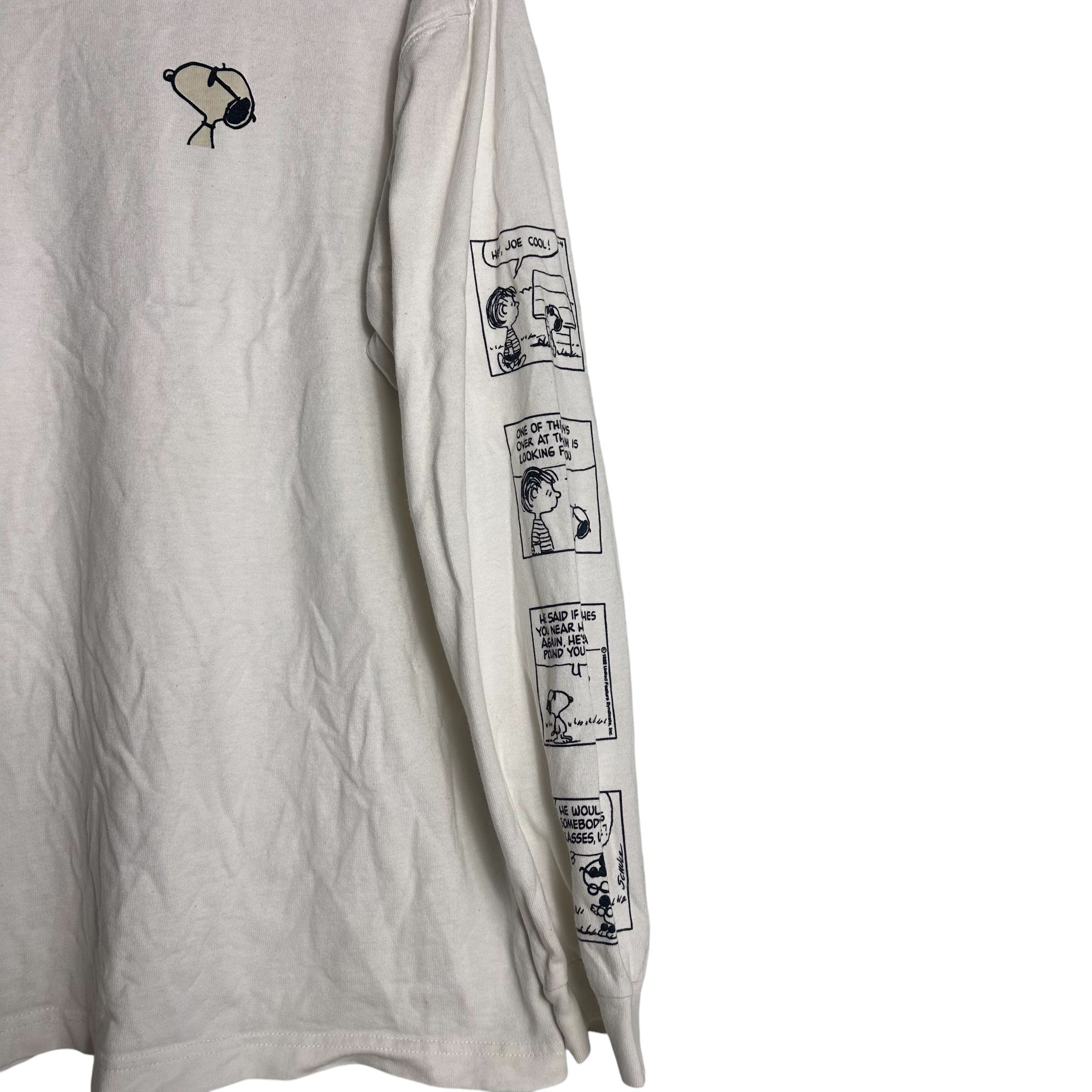 Cartoon Network × Peanuts 🔥RARE🔥70th Years Schulz Peanuts L/Sleeve T-shirt Size US XL / EU 56 / 4 - 4 Thumbnail