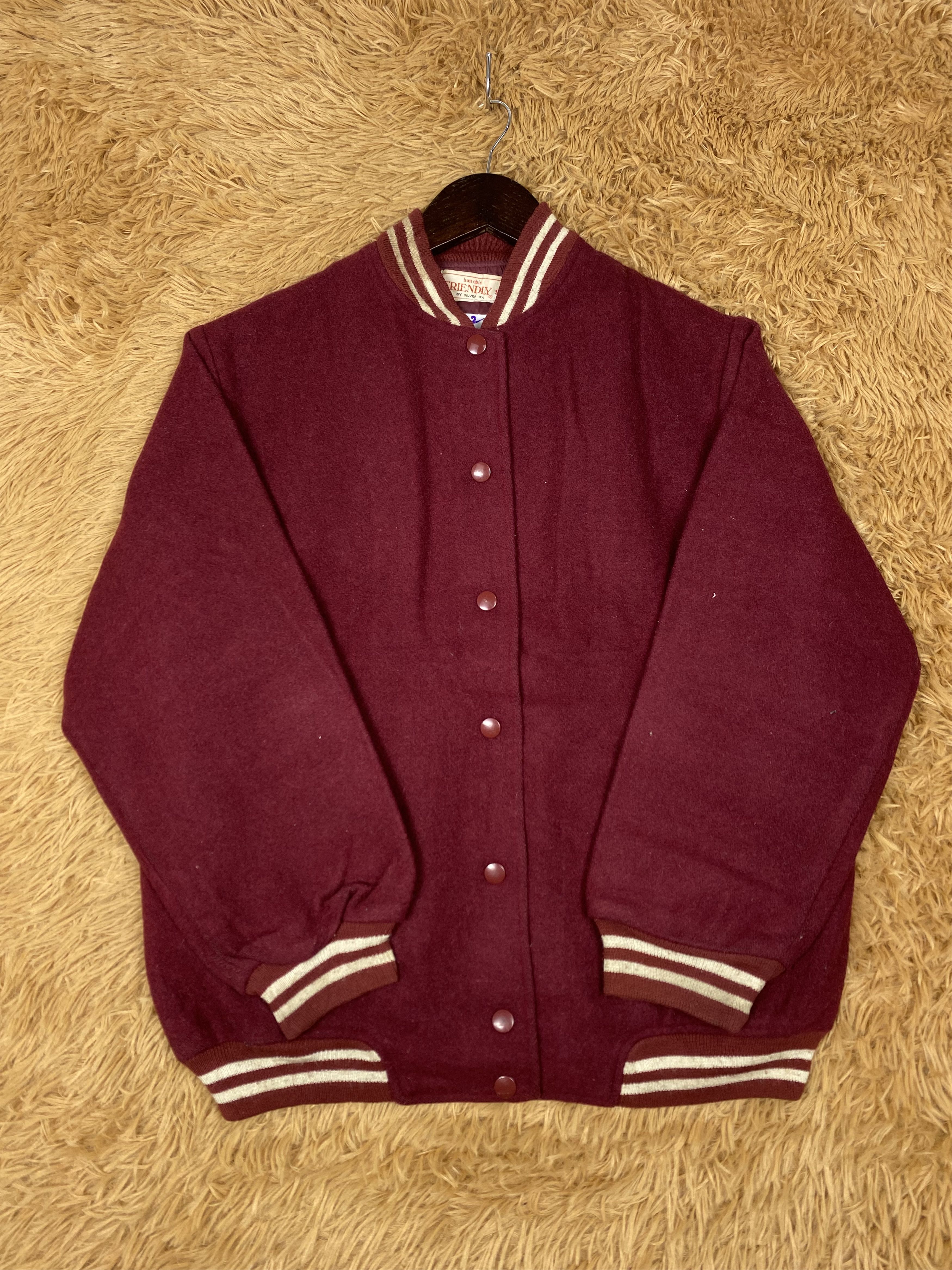 MLB Vintage Bon Chic Silver Ox Varsity Jacket DJ0382 Size US S / EU 44-46 / 1 - 4 Thumbnail