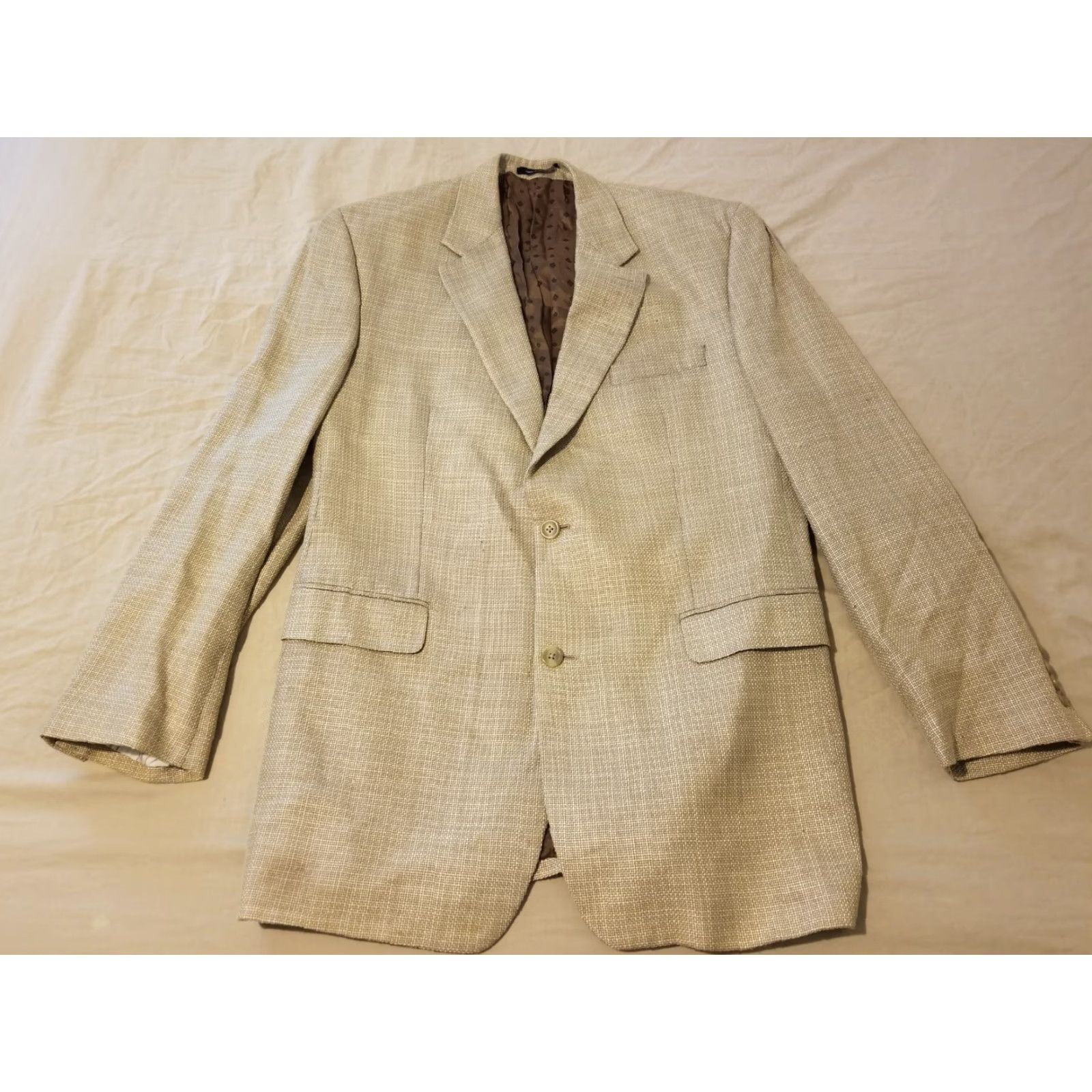Ralph Lauren Polo Ralph Lauren Sport 3-in-1 Jacket Blazer Silk Sports Mens 42L Beige Khaki Blazer Size US XL / EU 56 / 4 - 3 Thumbnail