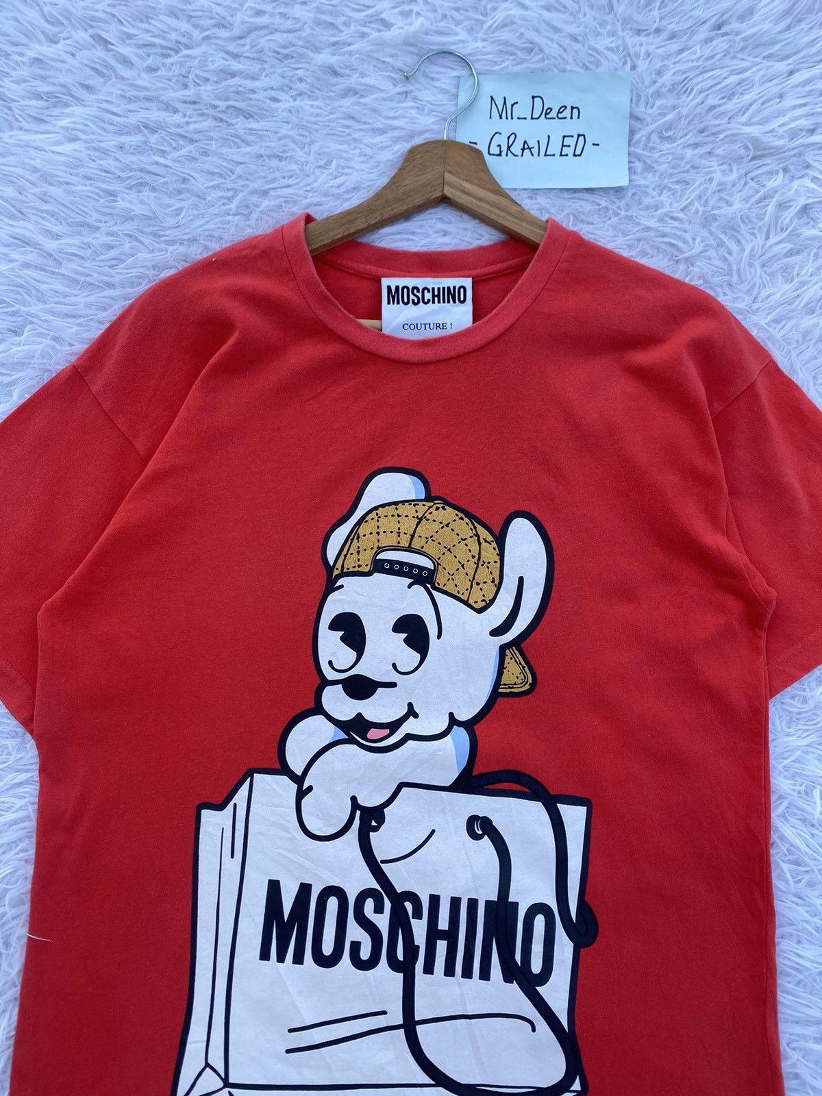 Moschino Rare MOSCHINO Couture Red Tshirt Size US M / EU 48-50 / 2 - 6 Thumbnail