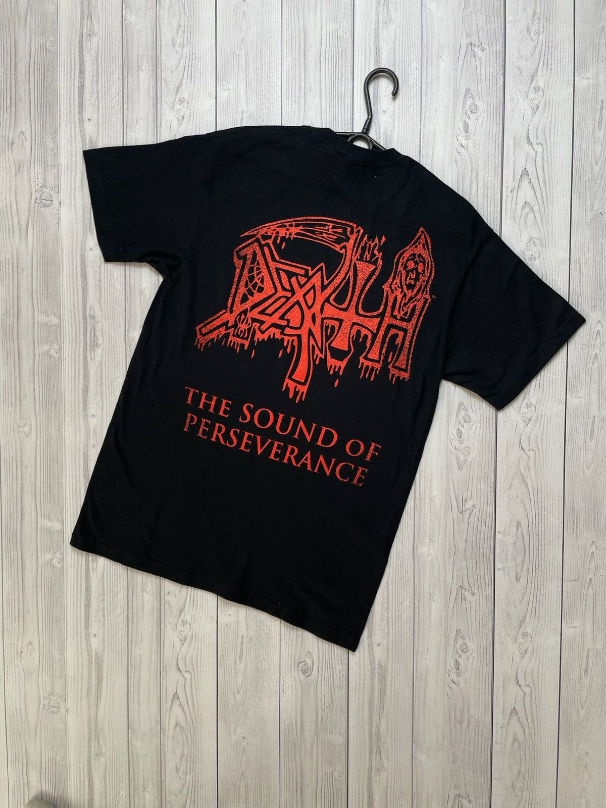 Band Tees Vintage Death rock tee Metal big logo Y2K Band tee Metal M Size US M / EU 48-50 / 2 - 2 Thumbnail