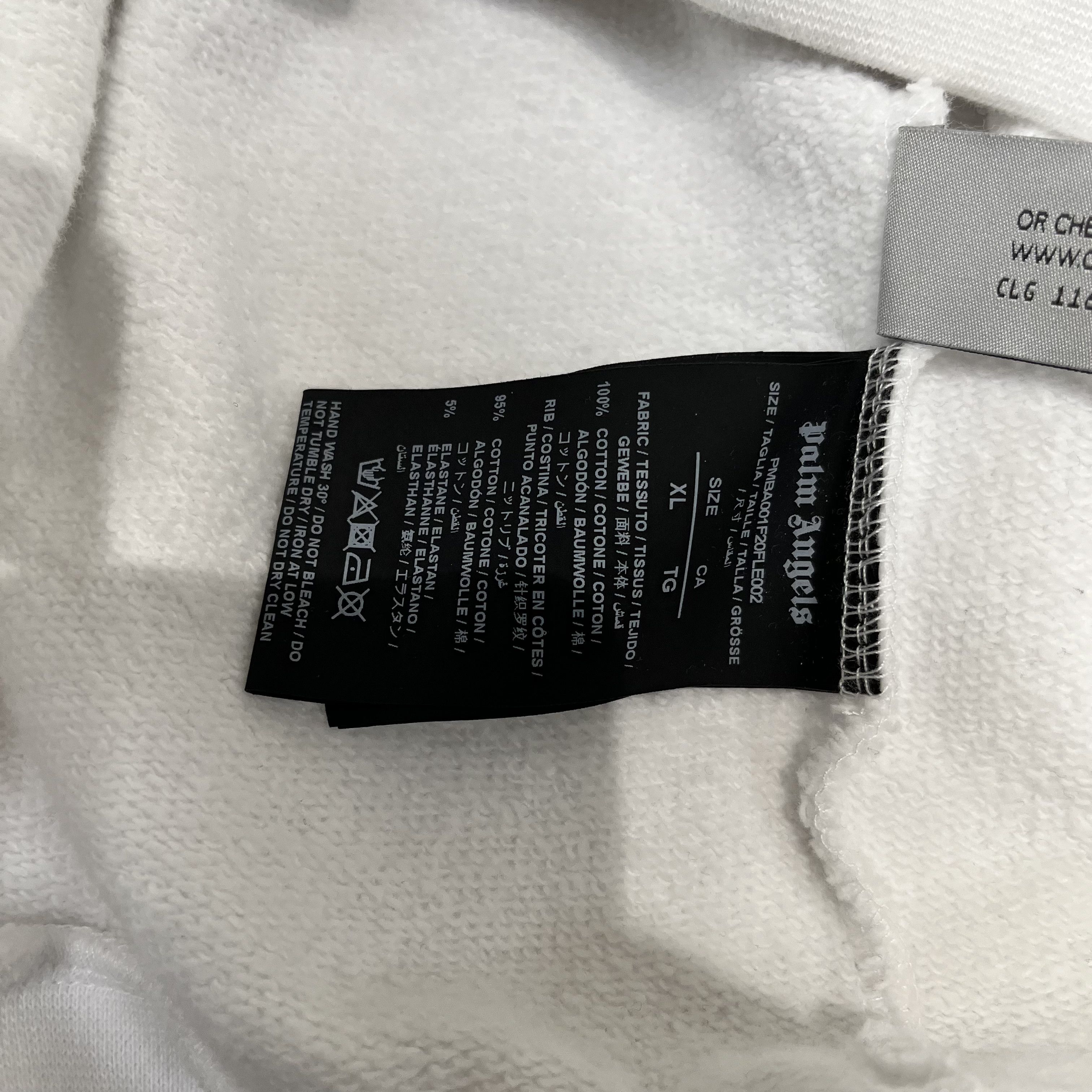 Palm Angels Palm Angels Milano Sprayed Crewneck White Size US XL / EU 56 / 4 - 8 Thumbnail