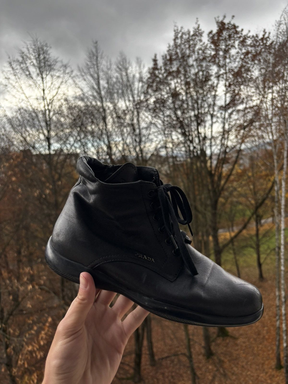 Prada Prada vintage leather boots Women Size 37 Size US 7 / IT 37 - 1 Thumbnail
