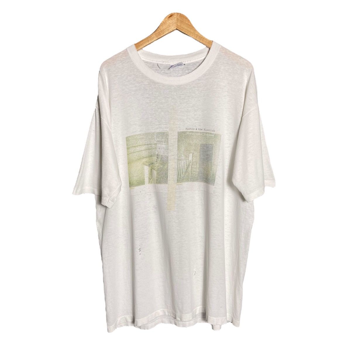 Band Tees × Vintage Vintage 90s Hootie & The Blowfish Band Distressed T-Shirt Size US XL / EU 56 / 4 - 1 Thumbnail