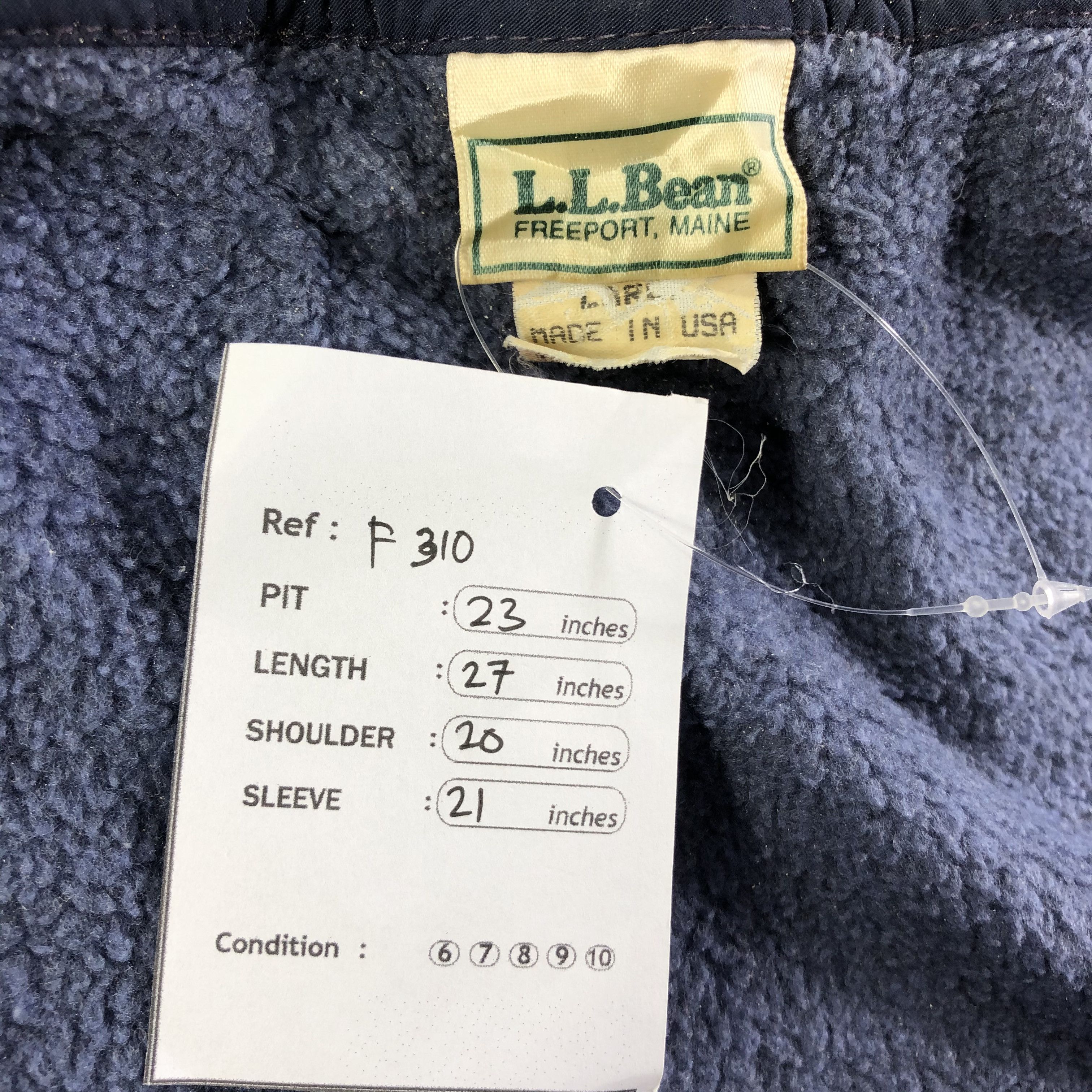 L.L. Bean L.L Bean Fleece Hoodie Sweater F310 Size US L / EU 52-54 / 3 - 8 Thumbnail