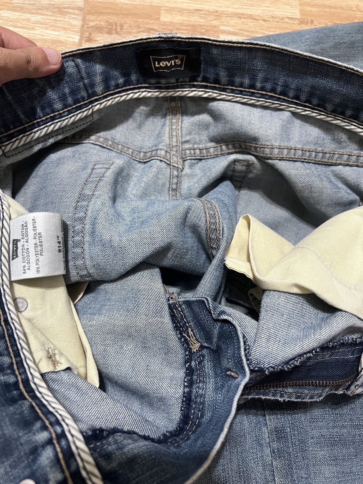 Levi's Levi’s 514 Slim Straight Plaid Lining Black Patch Size US 30 / EU 46 - 12 Thumbnail