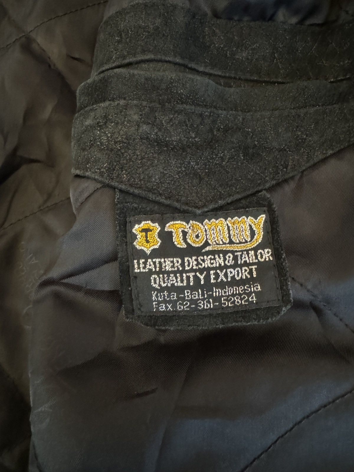 Genuine Leather × Vintage Real Leather Bomber Jacket vintage black boxy 90s y2k rare Size US M / EU 48-50 / 2 - 7 Thumbnail