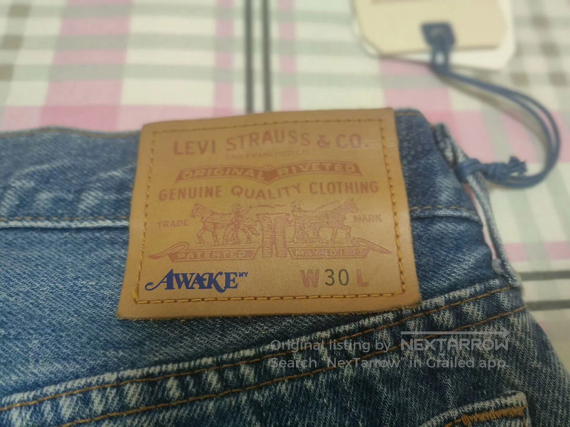 Levi's levi's awake ny patchwork denim jeans. Size US 30 / EU 46 - 3 Thumbnail