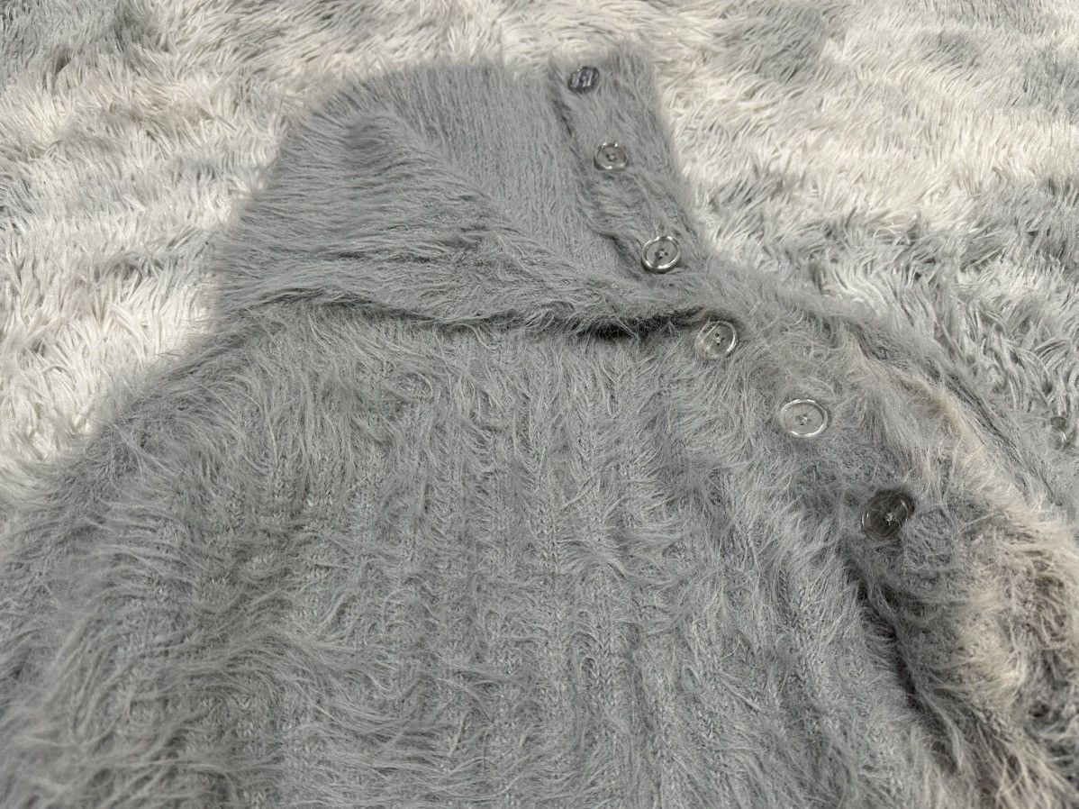 SLY 🔥Sick Y2K Sly Shaggy Fur High Neck Knit Sweater Vkei Punk Size US S / EU 44-46 / 1 - 2 Thumbnail