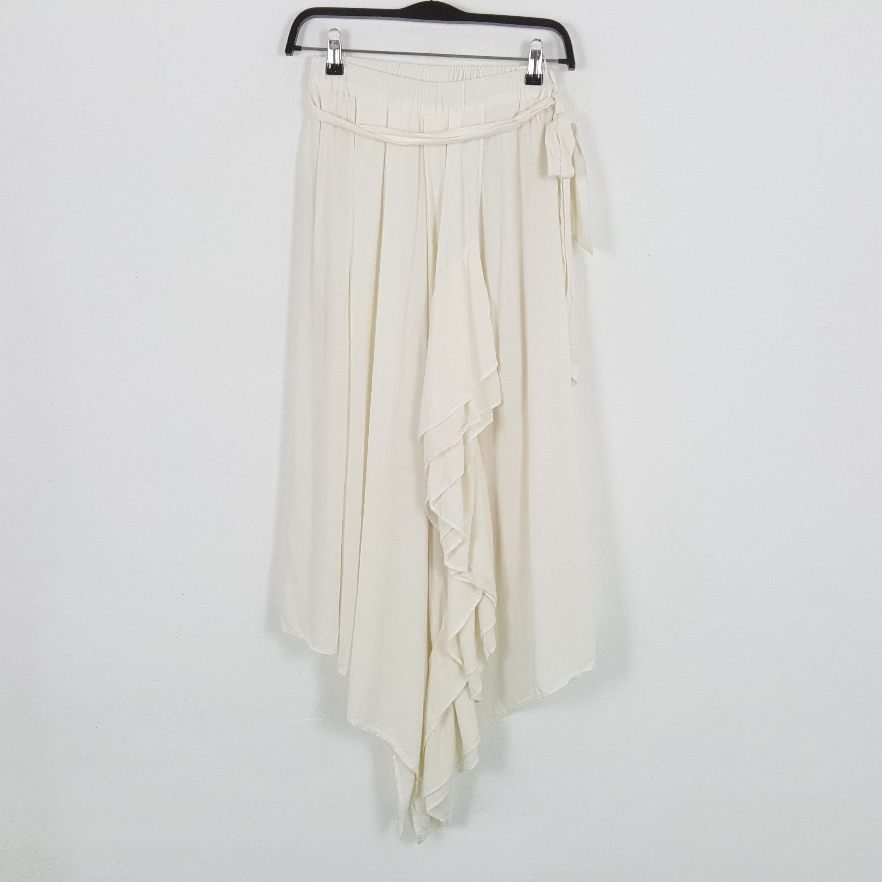 image of If Six Was Nine x Le Grande Bleu L G B Natural Vintage Goa Designer Fashion Style Skirt in White, W