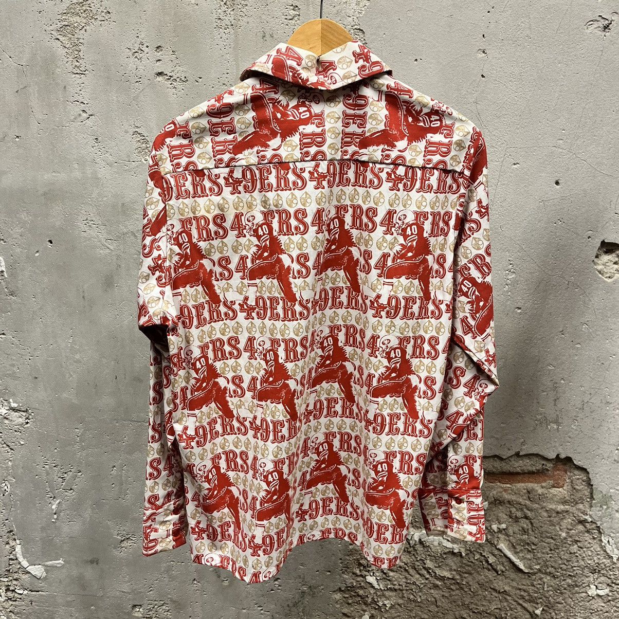 NFL × Vintage Vintage 90s NFL Team Shirts 49ers AOP Button Down Shirt Size US M / EU 48-50 / 2 - 5 Thumbnail
