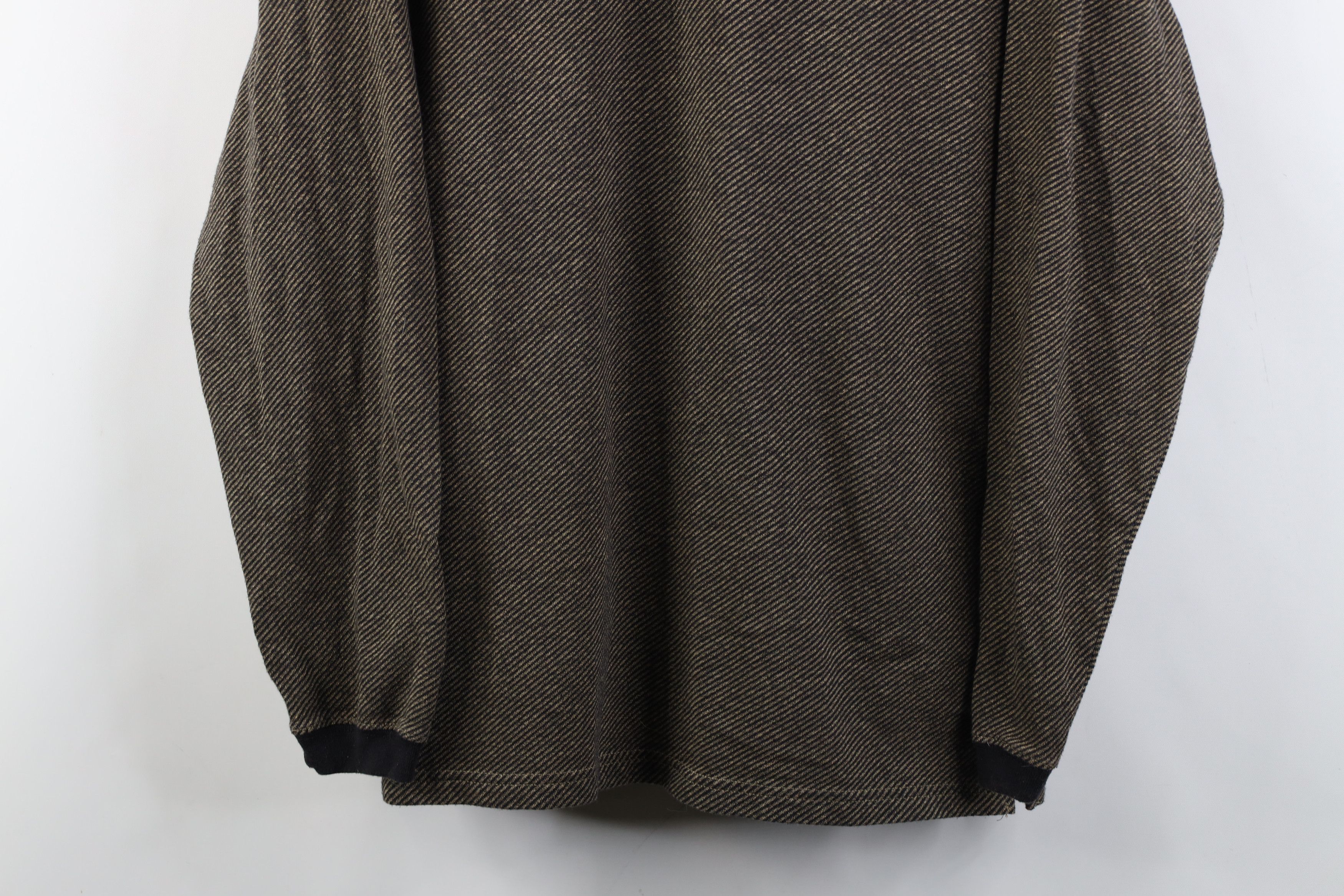 Vintage Vintage 90s Y2K Streetwear Knit Long Sleeve Rugby Polo Size US L / EU 52-54 / 3 - 3 Thumbnail