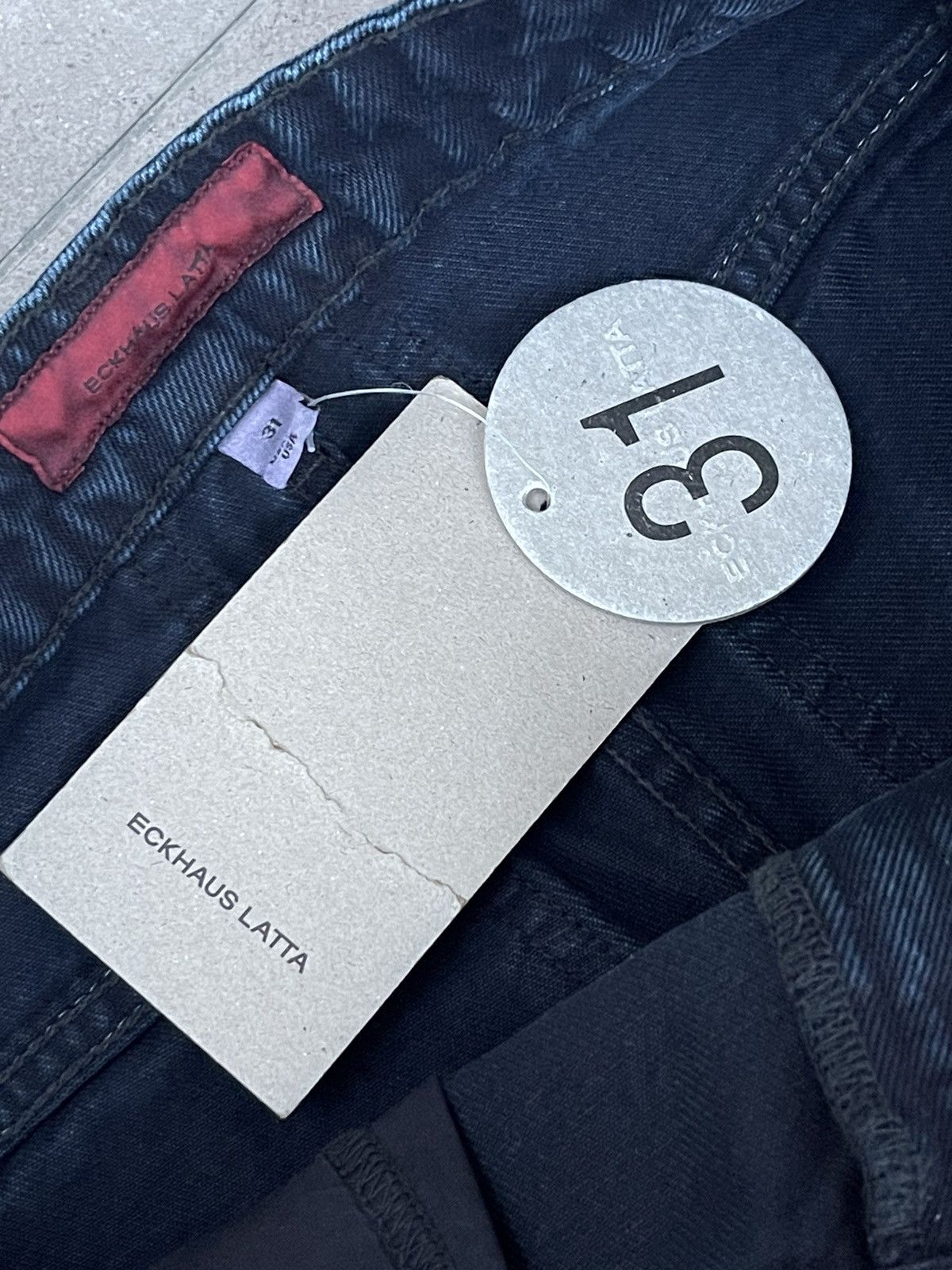 Eckhaus Latta !DS! SS23 Eckhaus Latta Moon Wash Blue Denim Pants Size US 32 / EU 48 - 17 Thumbnail