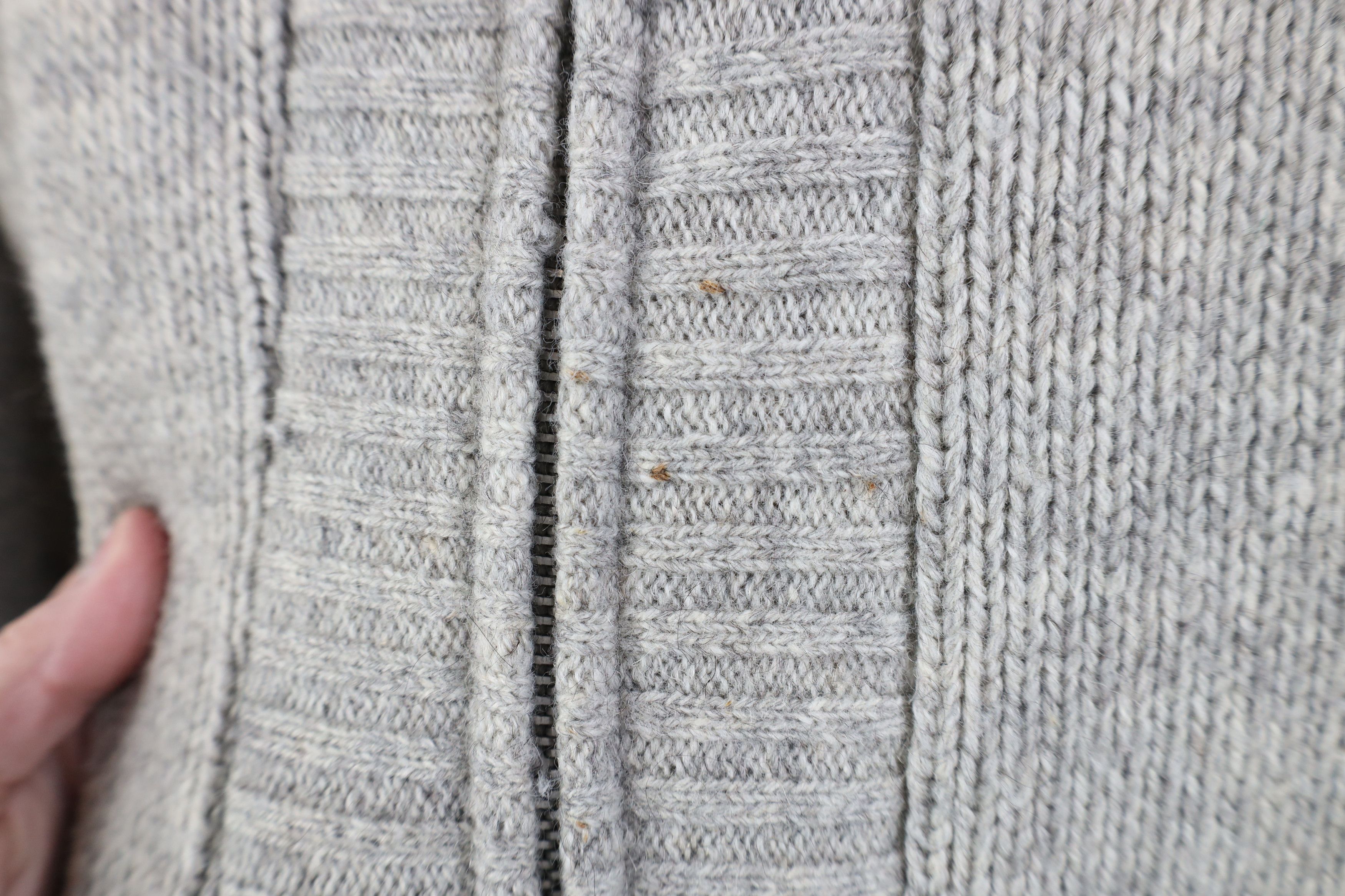 Vintage Vintage 60s Streetwear Knit Full Zip Cardigan Sweater USA Size US XL / EU 56 / 4 - 4 Thumbnail
