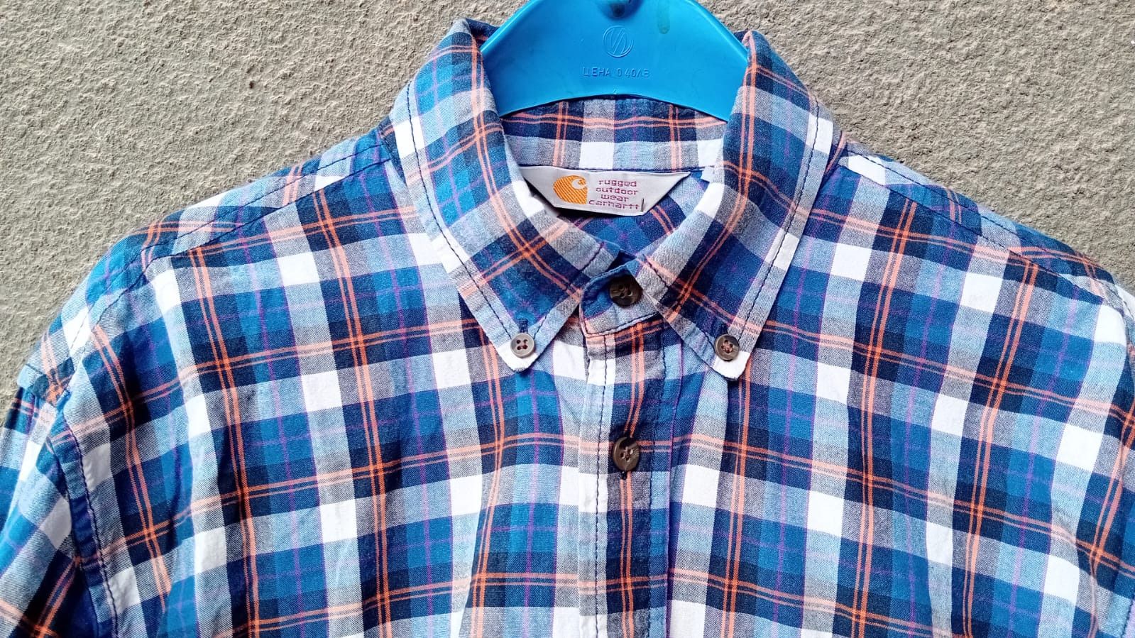 Carhartt Carhartt Danford shirt Checkered Flanel sz L Size US L / EU 52-54 / 3 - 7 Thumbnail