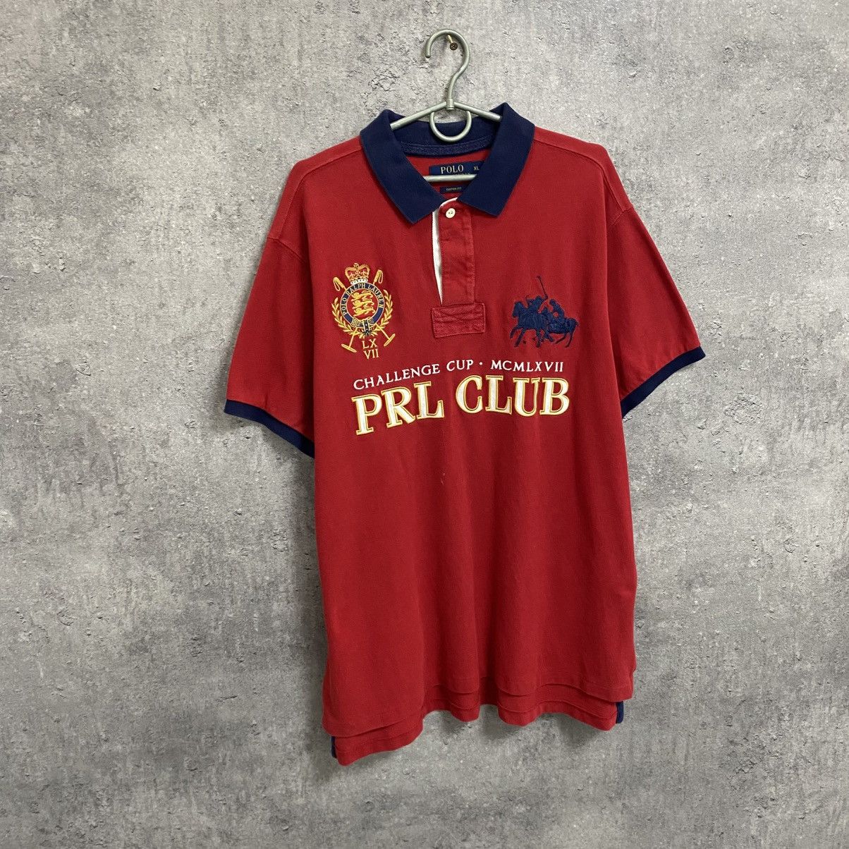 Vintage Polo T-Shirt Polo Ralph Lauren PRL Club #3 Big Pony