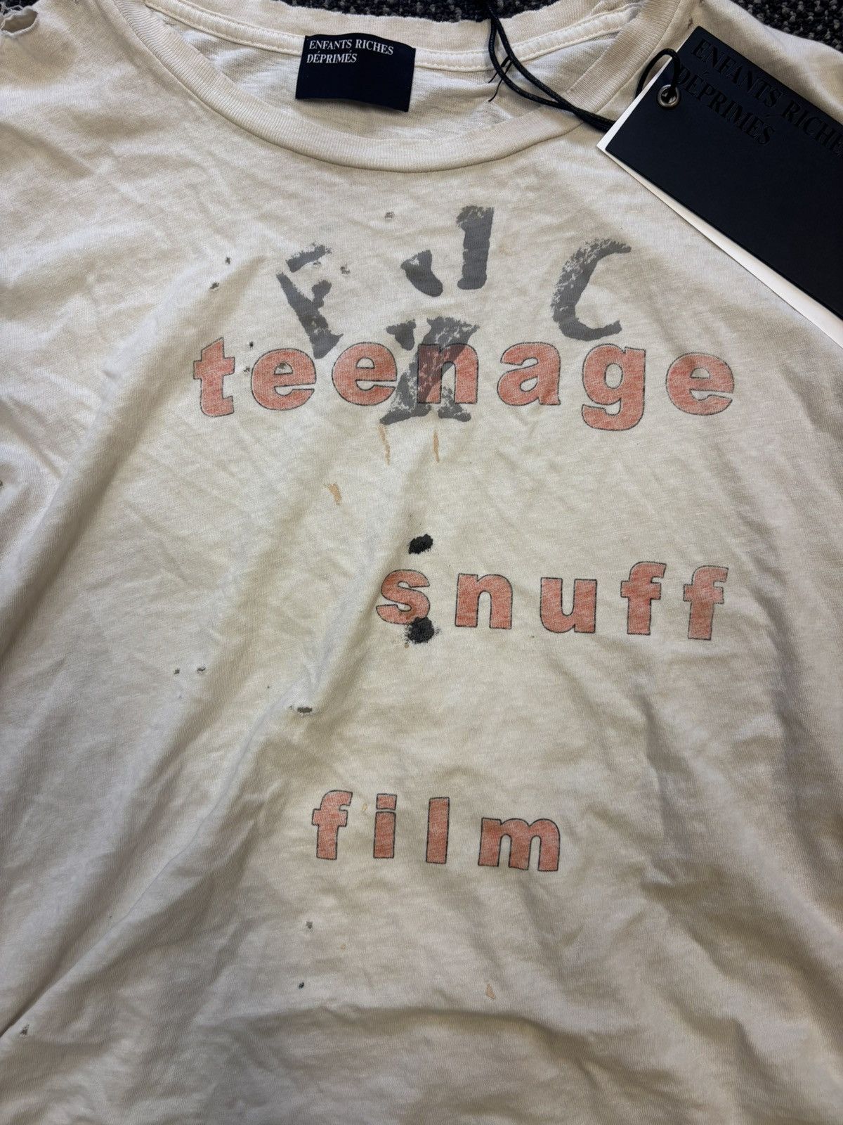 Enfants Riches Deprimes Erd Teenage Snuff Film Tee Size US M / EU 48-50 / 2 - 3 Thumbnail