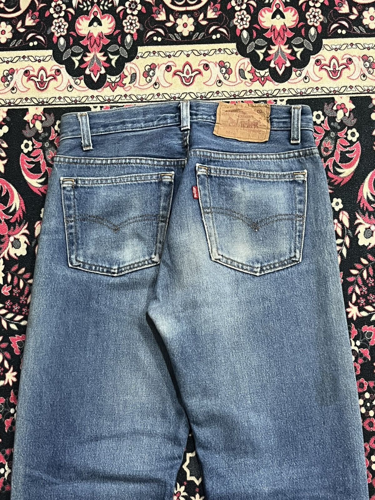 Levi's Vintage 80s Levi’s 501xx Made in Usa Blue Washed Jeans Size US 29 - 8 Thumbnail