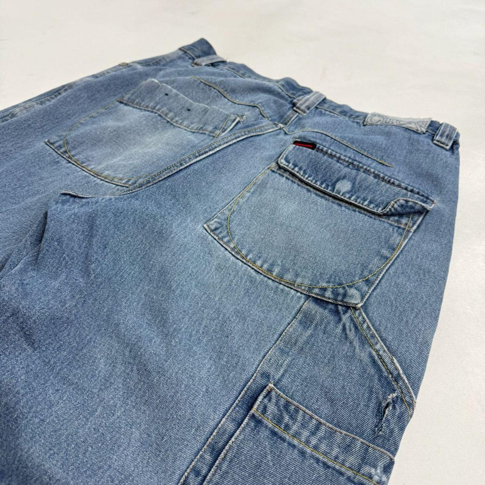 Fubu × JNCO × Vintage Vintage y2k fubu stonewash archive baggy wide leg jeans Size US 34 / EU 50 - 2 Thumbnail