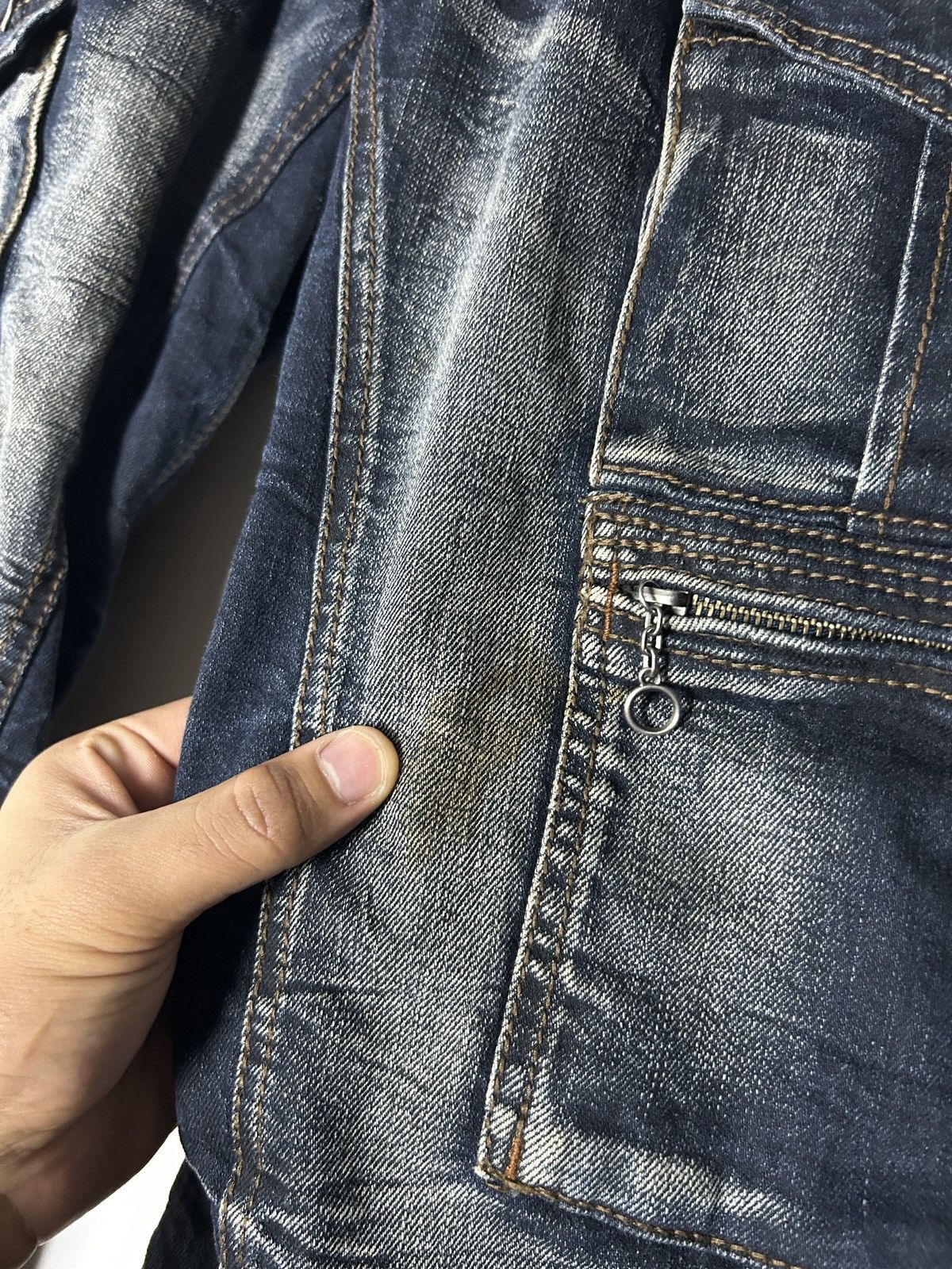 Nicole Club Nicole Club For Men multi pocket sick faded grunge punk Size US 29 - 4 Thumbnail