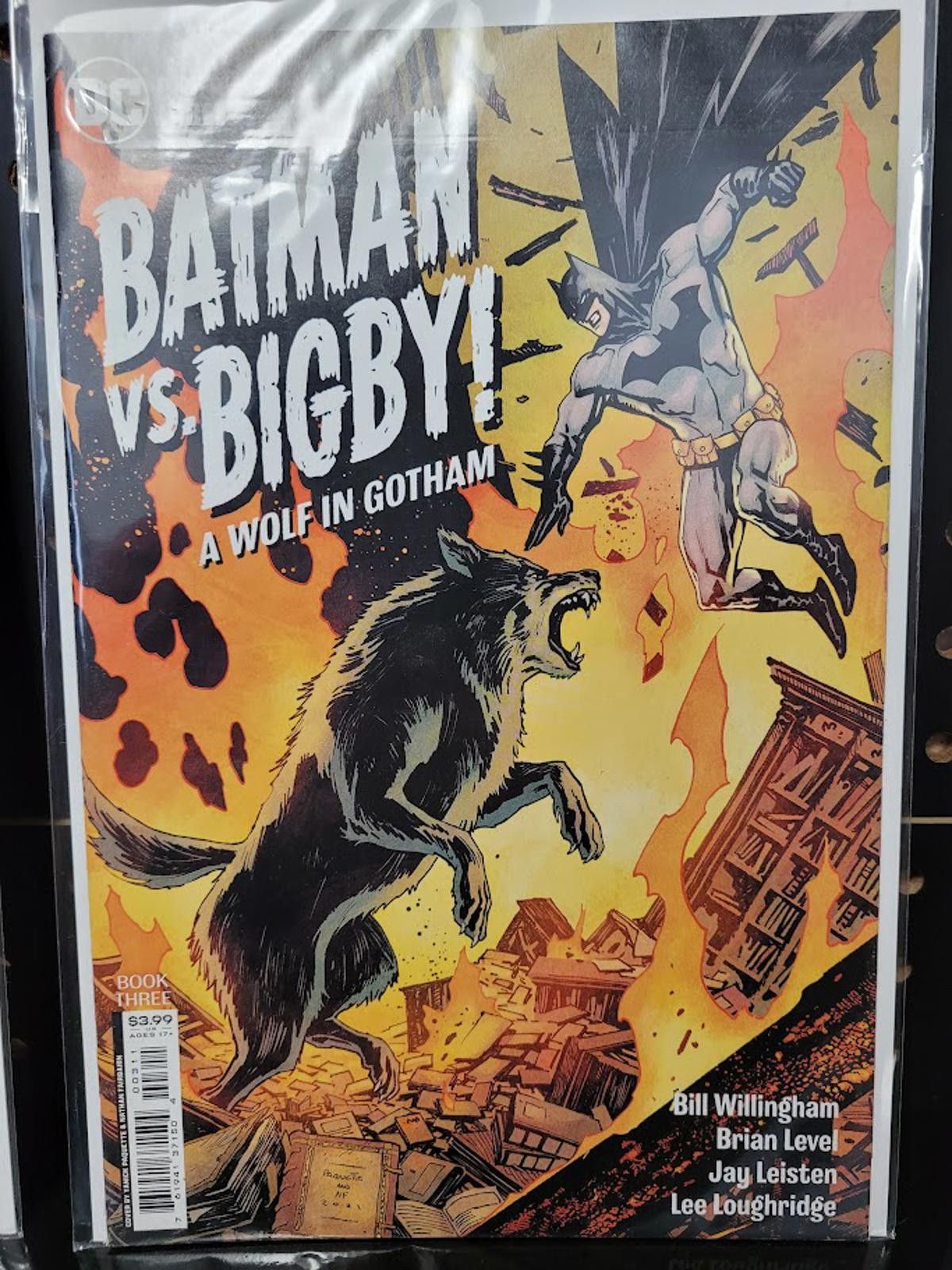 Other Batman vs. Bigby: A Wolf In Gotham #1, 3, 4 DC Black Label Size ONE SIZE - 3 Thumbnail