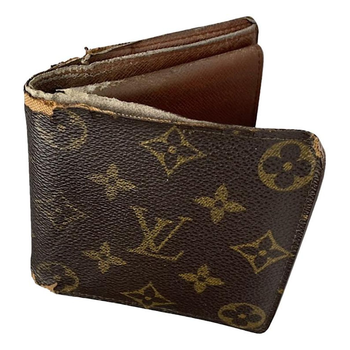 Louis Vuitton Brown Leather Purse Size ONE SIZE - 1 Thumbnail