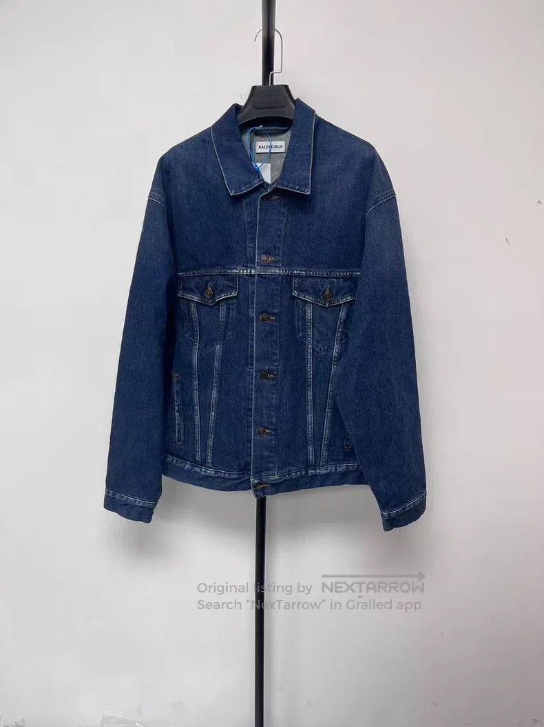 Balenciaga Balenciaga Earth Denim Jacket Size XS / US 0-2 / IT 36-38 - 2 Thumbnail