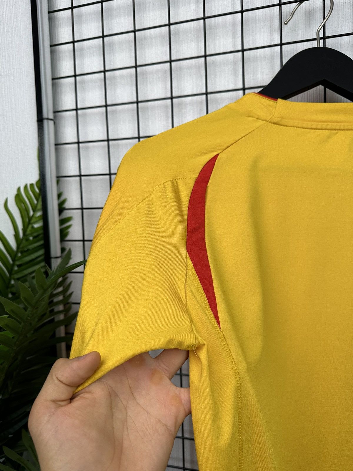 Puma × UEFA North Macedonia football jersey 2010 2013 away Men M yellow Size US M / EU 48-50 / 2 - 21 Thumbnail