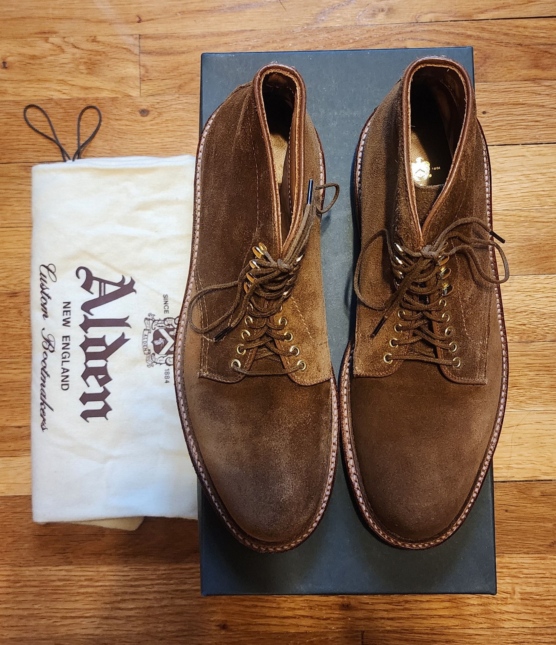 Alden Alden 4511H Suede Boot 8.5D | Worn Once w/ Original Box Size US 8.5 / EU 41-42 - 19 Thumbnail