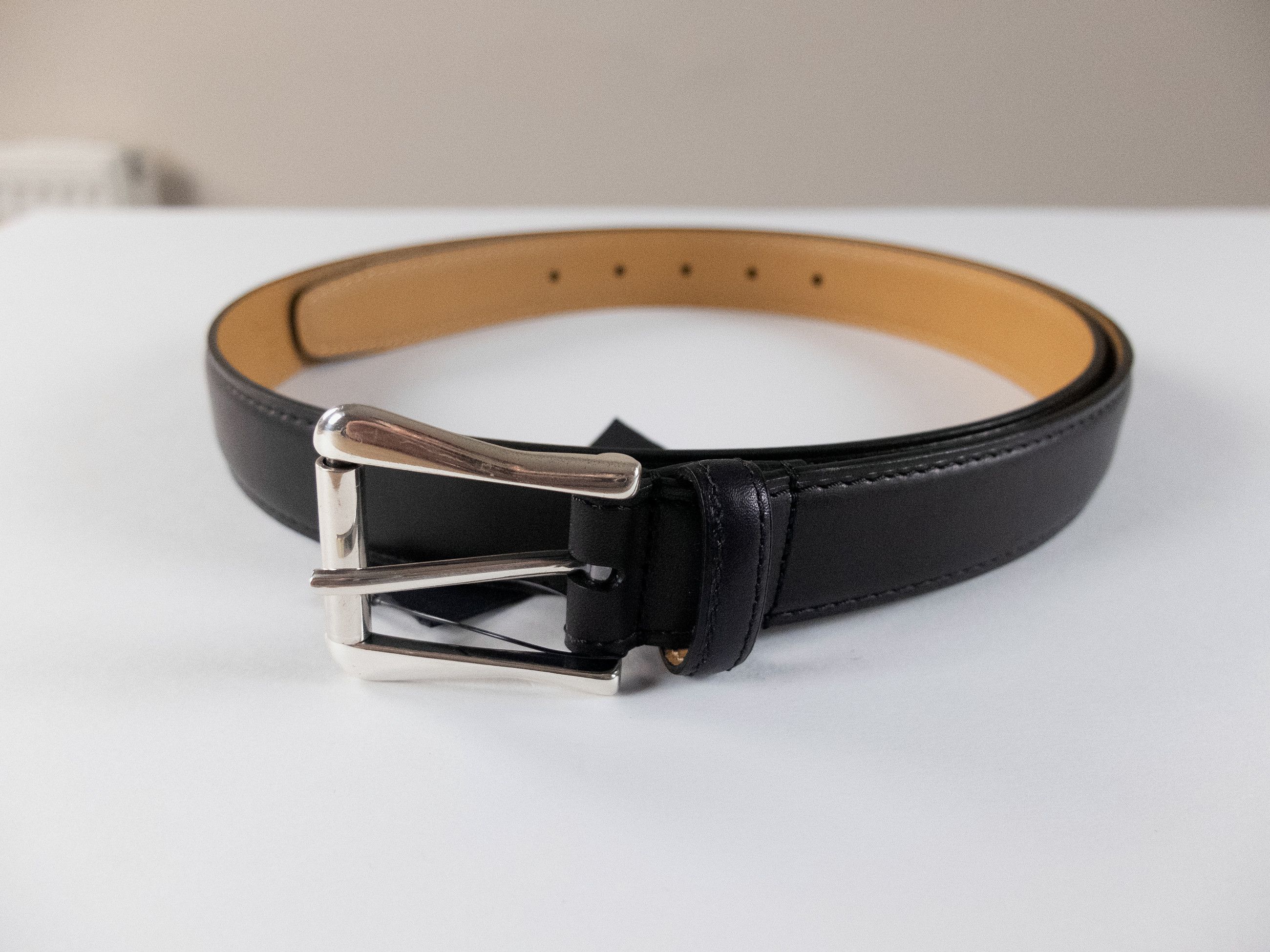Berluti BERLUTI Paris black classic leather belt Size 80 Size 32 - 1 Thumbnail