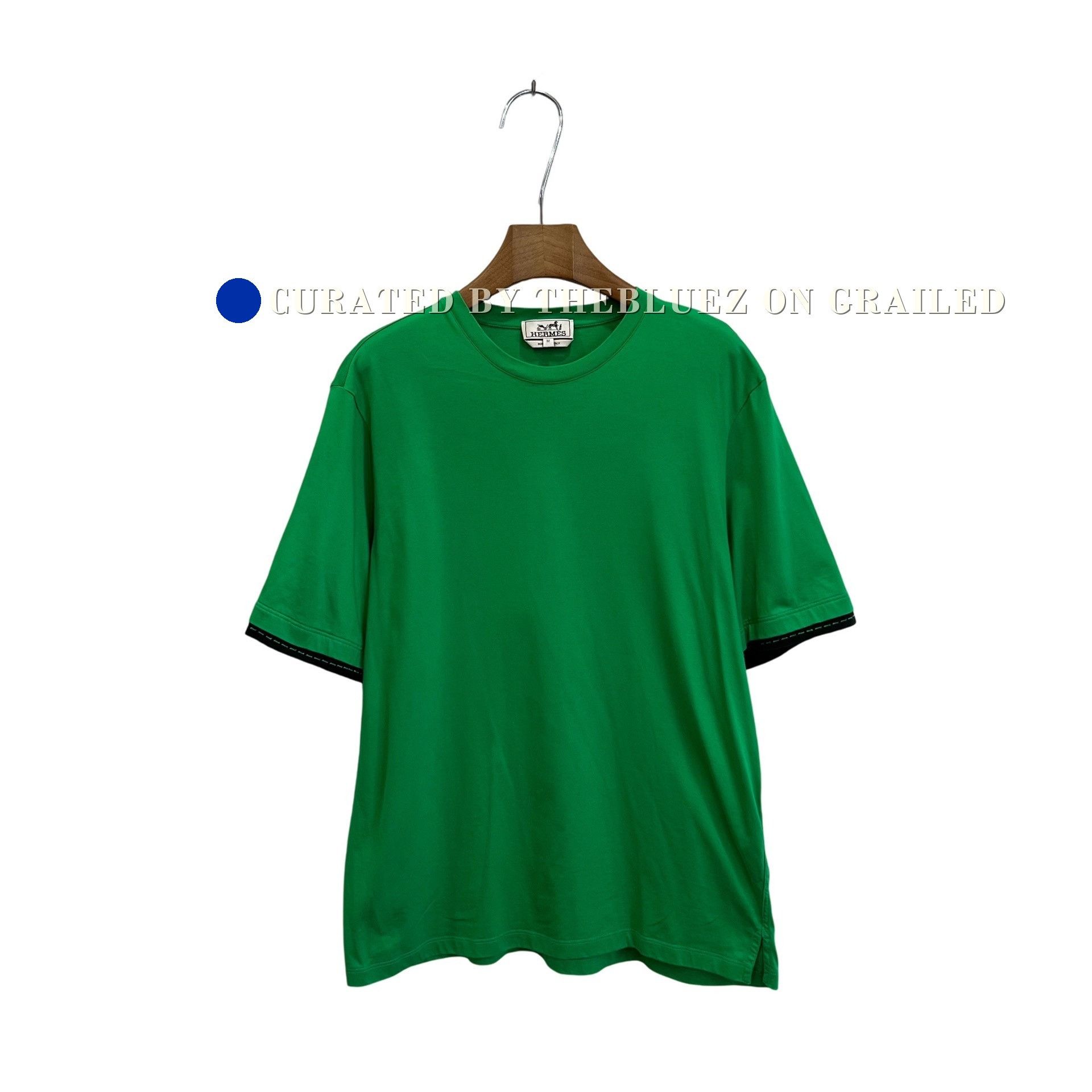 Hermes Hermes New Colorblock Double Webbing Casual Tee Size US M / EU 48-50 / 2 - 1 Thumbnail