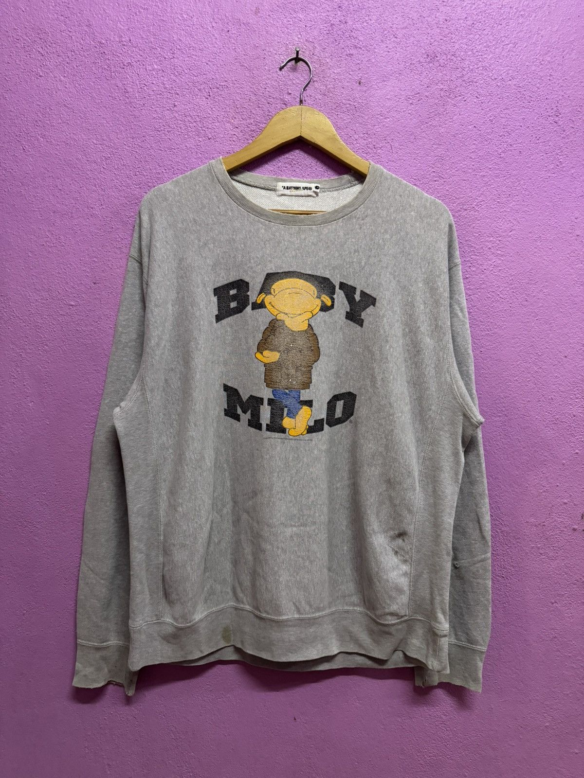 Bape Baby Milo Crewneck Size US L / EU 52-54 / 3 - 1 Thumbnail