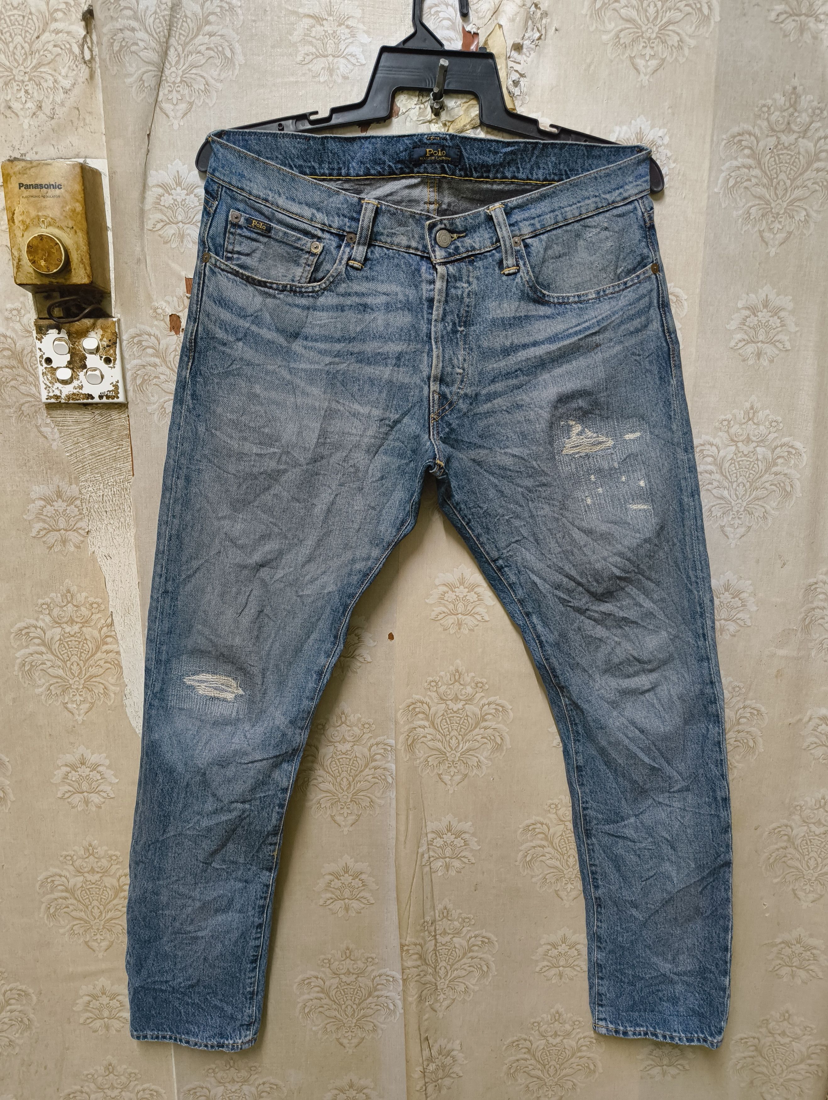 Polo Ralph Lauren Polo Ralph Lauren The Sullivan distressed jeans Size US 34 / EU 50 - 1 Thumbnail